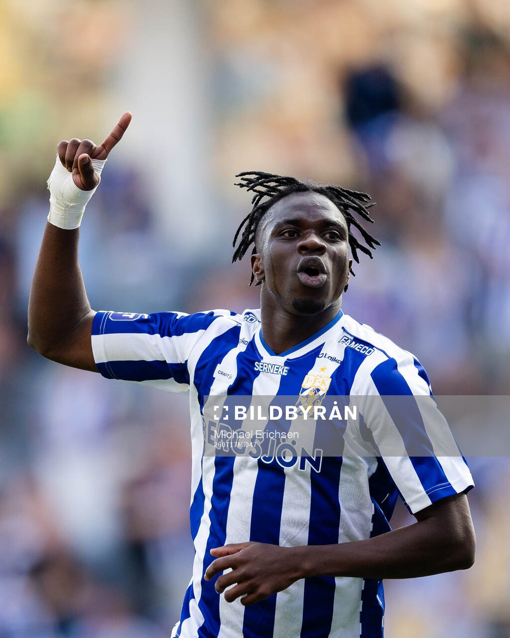 IFK Göteborgs Rockson Yeboah jublar