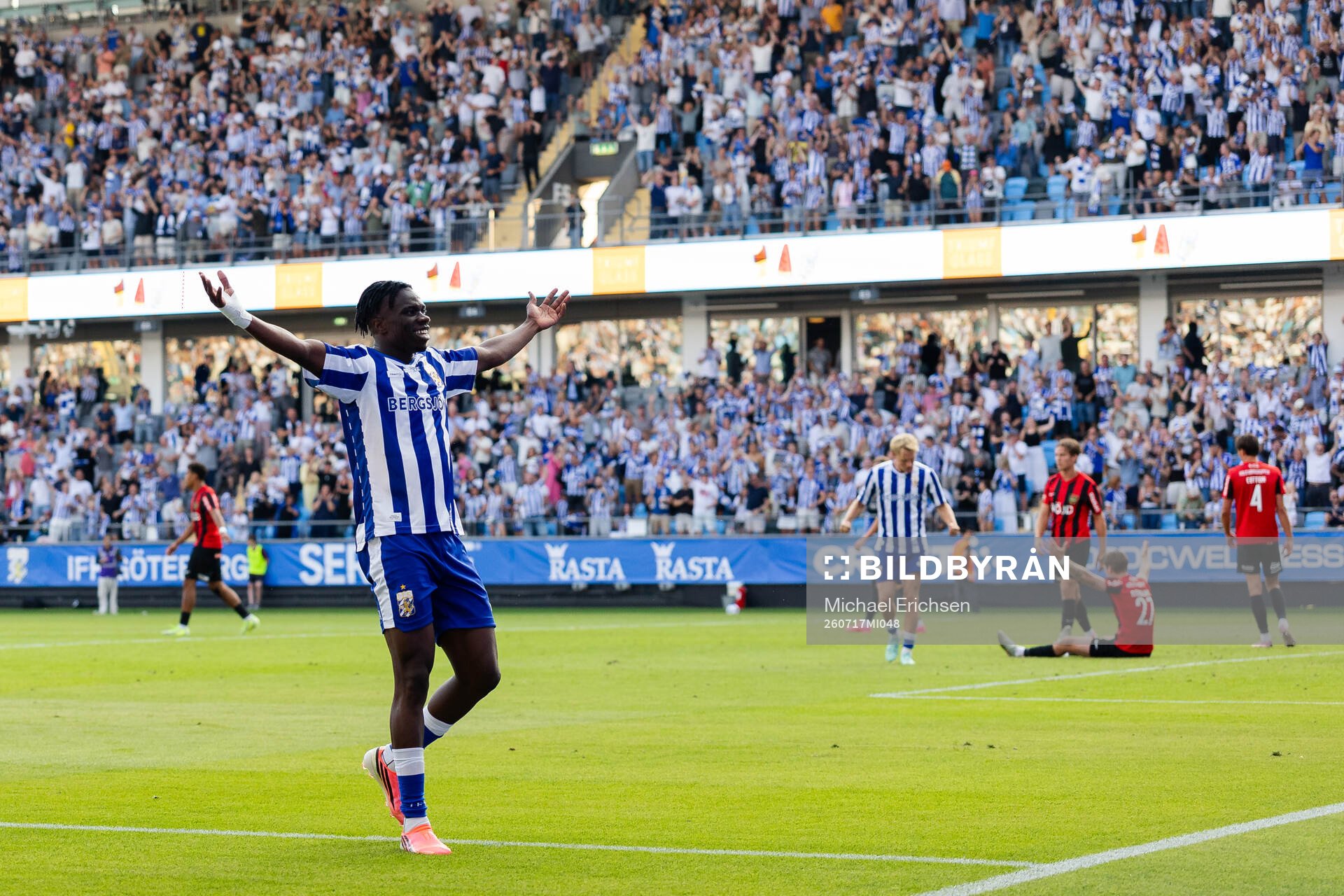IFK Göteborgs Rockson Yeboah jublar