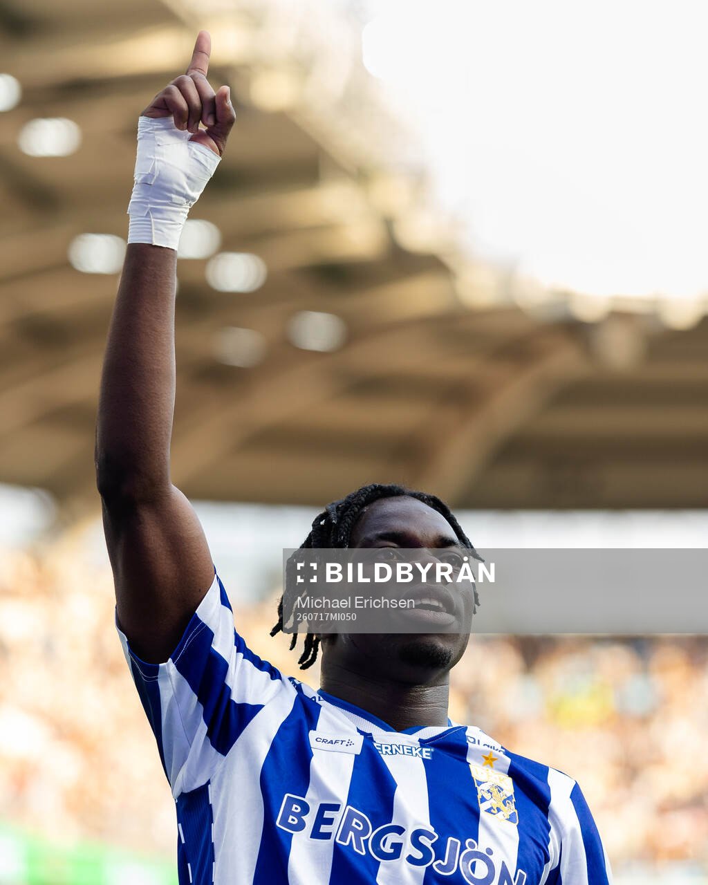 IFK Göteborgs Rockson Yeboah jublar