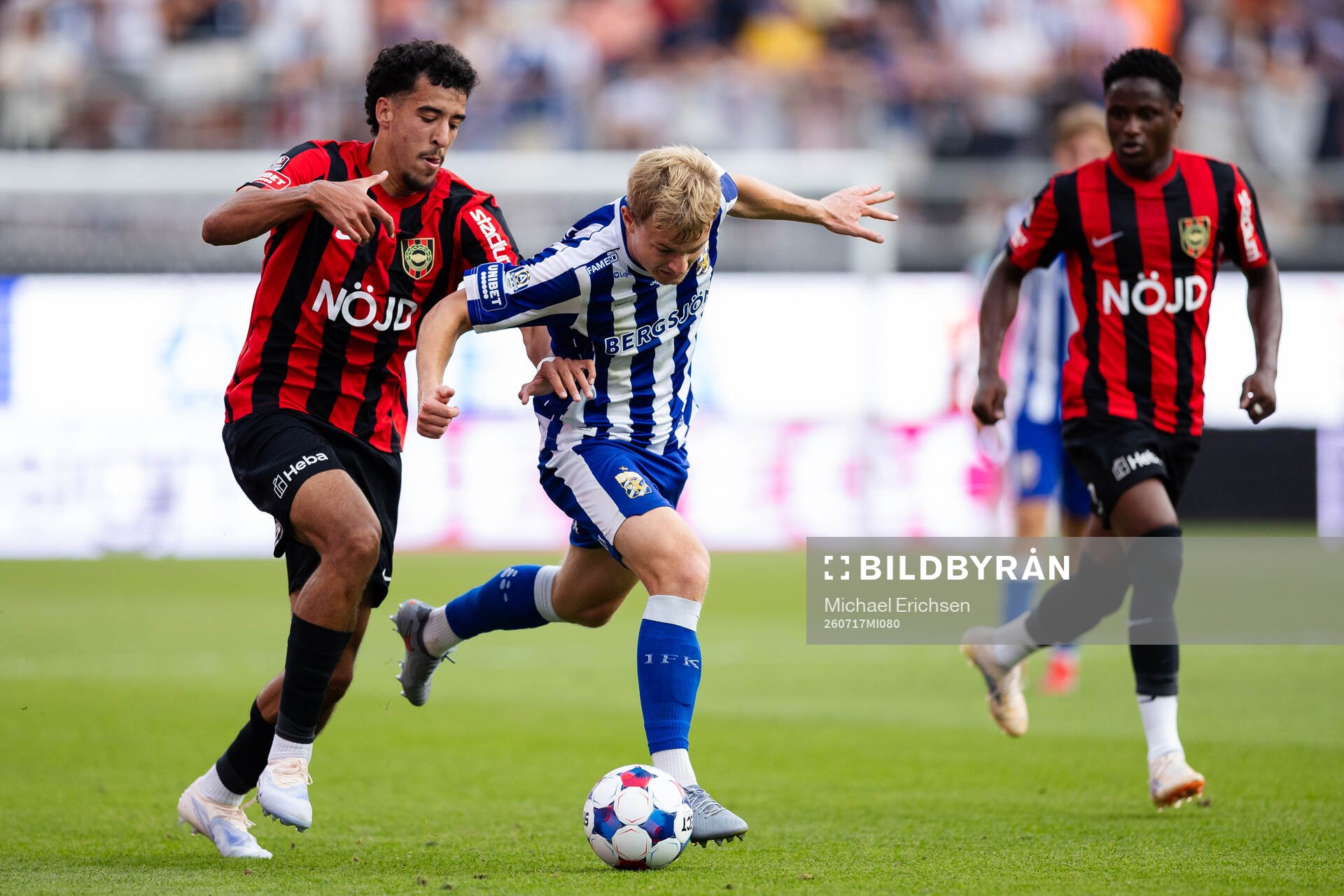 Brommapojkarnas Mohamed-Wael Derbali och IFK Göteborgs