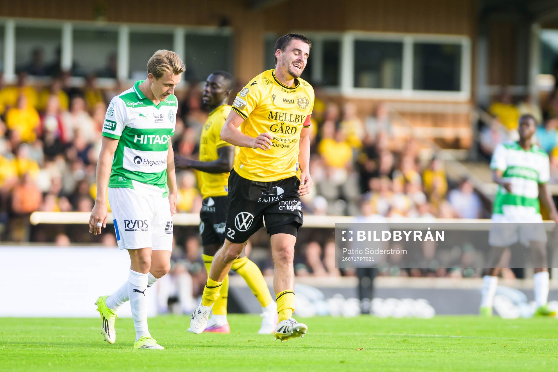 Västerås Herman Magnusson och Mjällbys Jesper Gustavsson