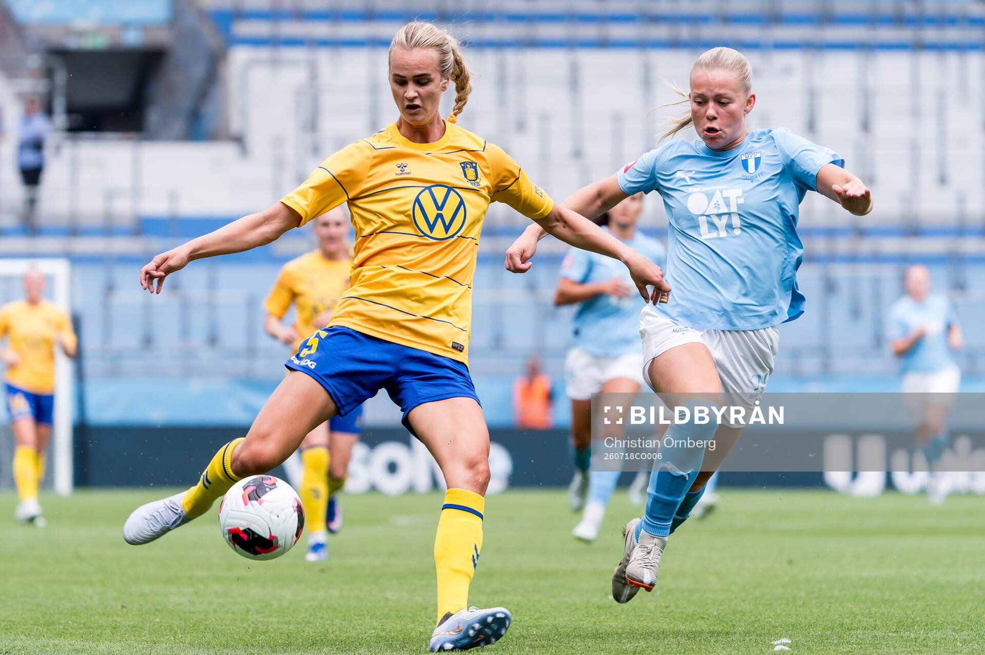 Brøndbys Emma Braut Brunes och Malmö FFs Älvali