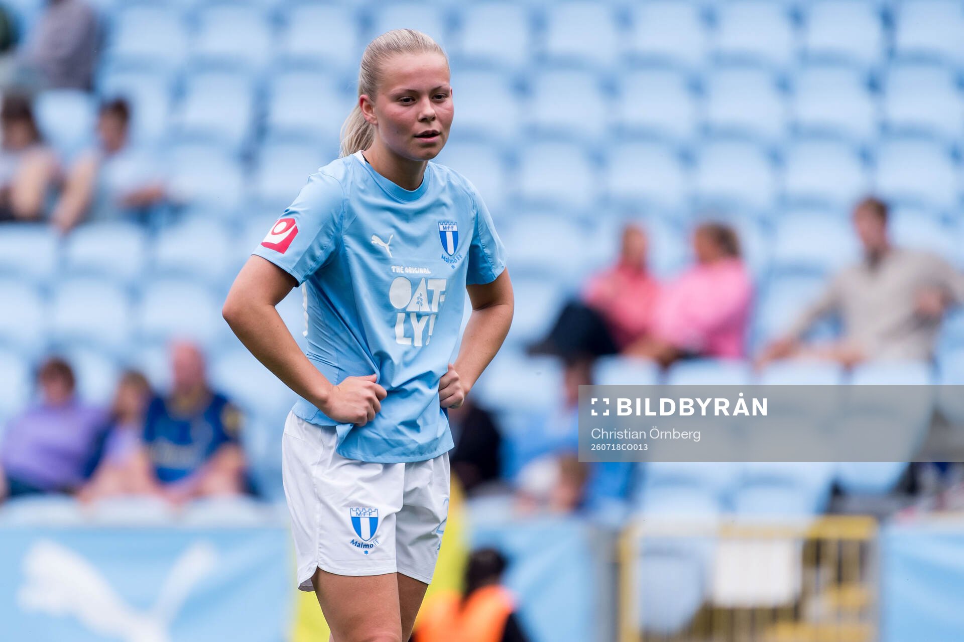 Malmö FFs Älvali Lindström deppar