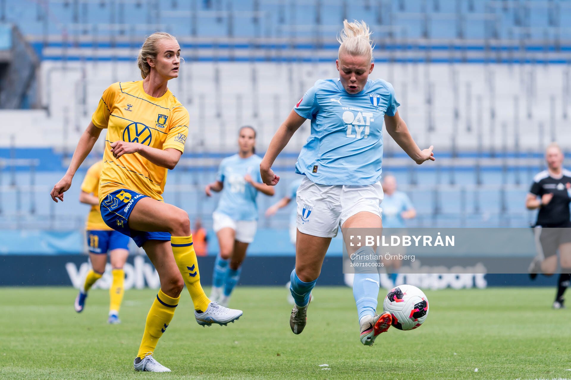Brøndbys Emma Braut Brunes och Malmö FFs Älvali