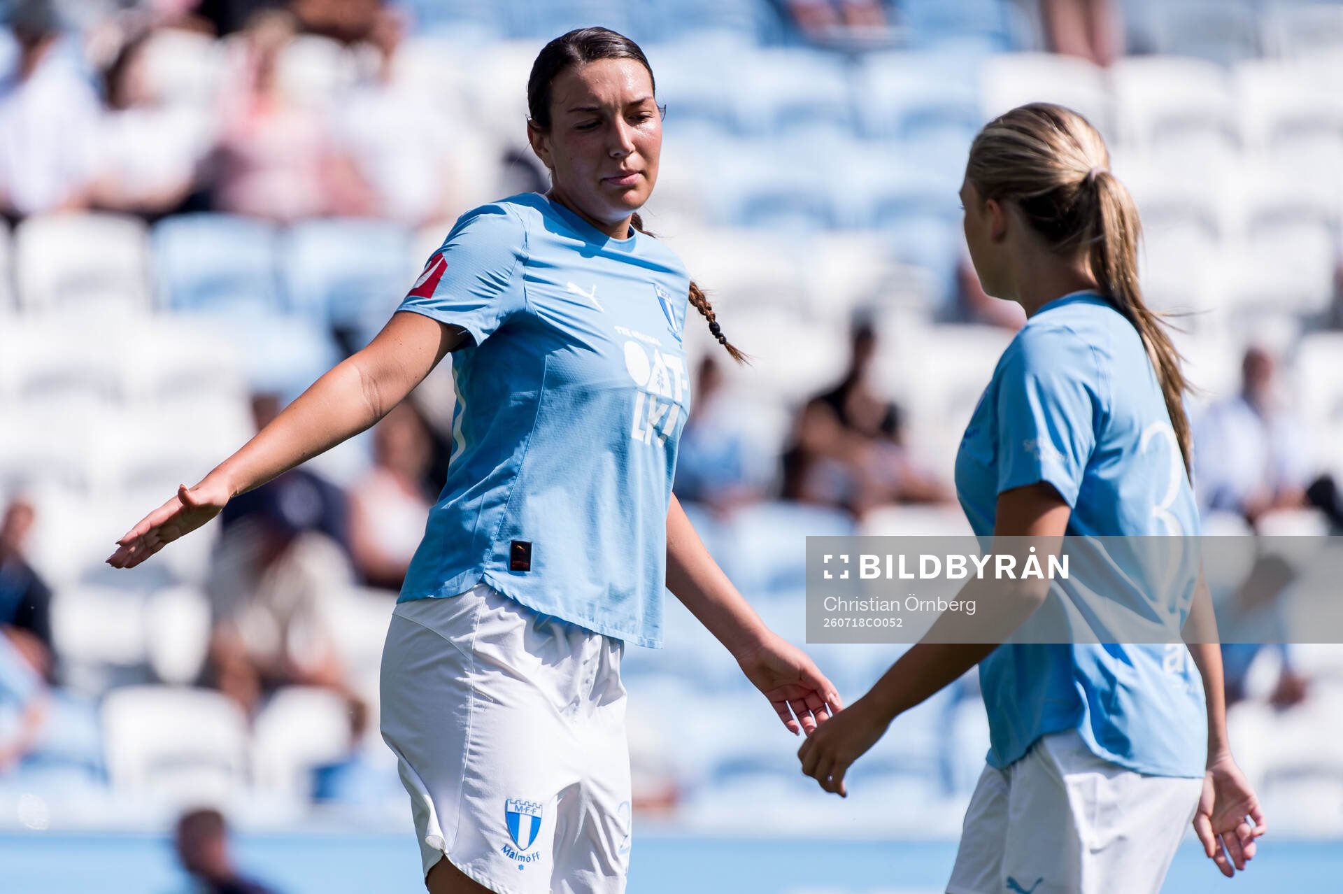 Malmö FFs Alexia Mitkovska jublar