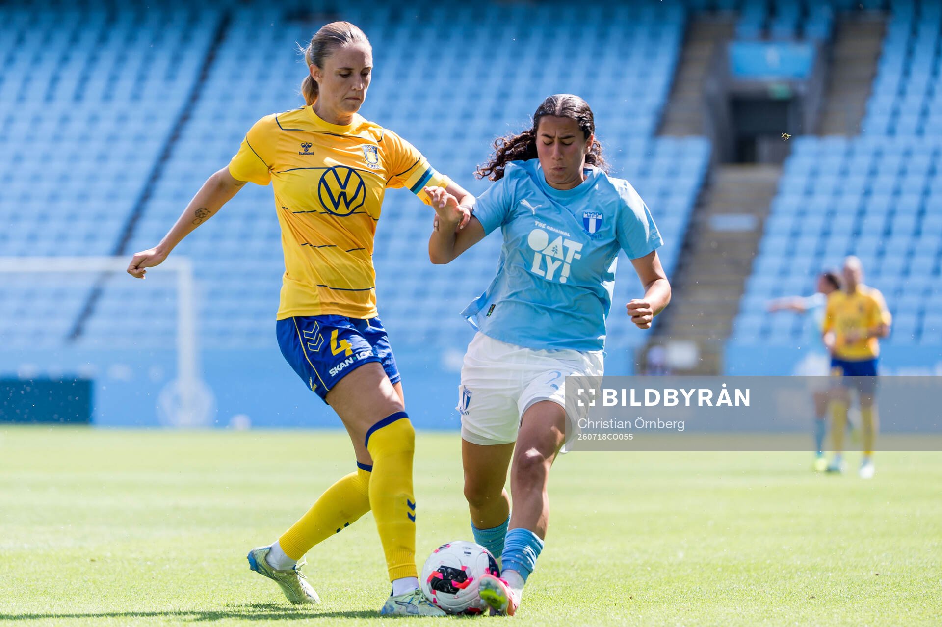 Brøndbys Julie Madsen och Malmö FFs Mayar Khatawi