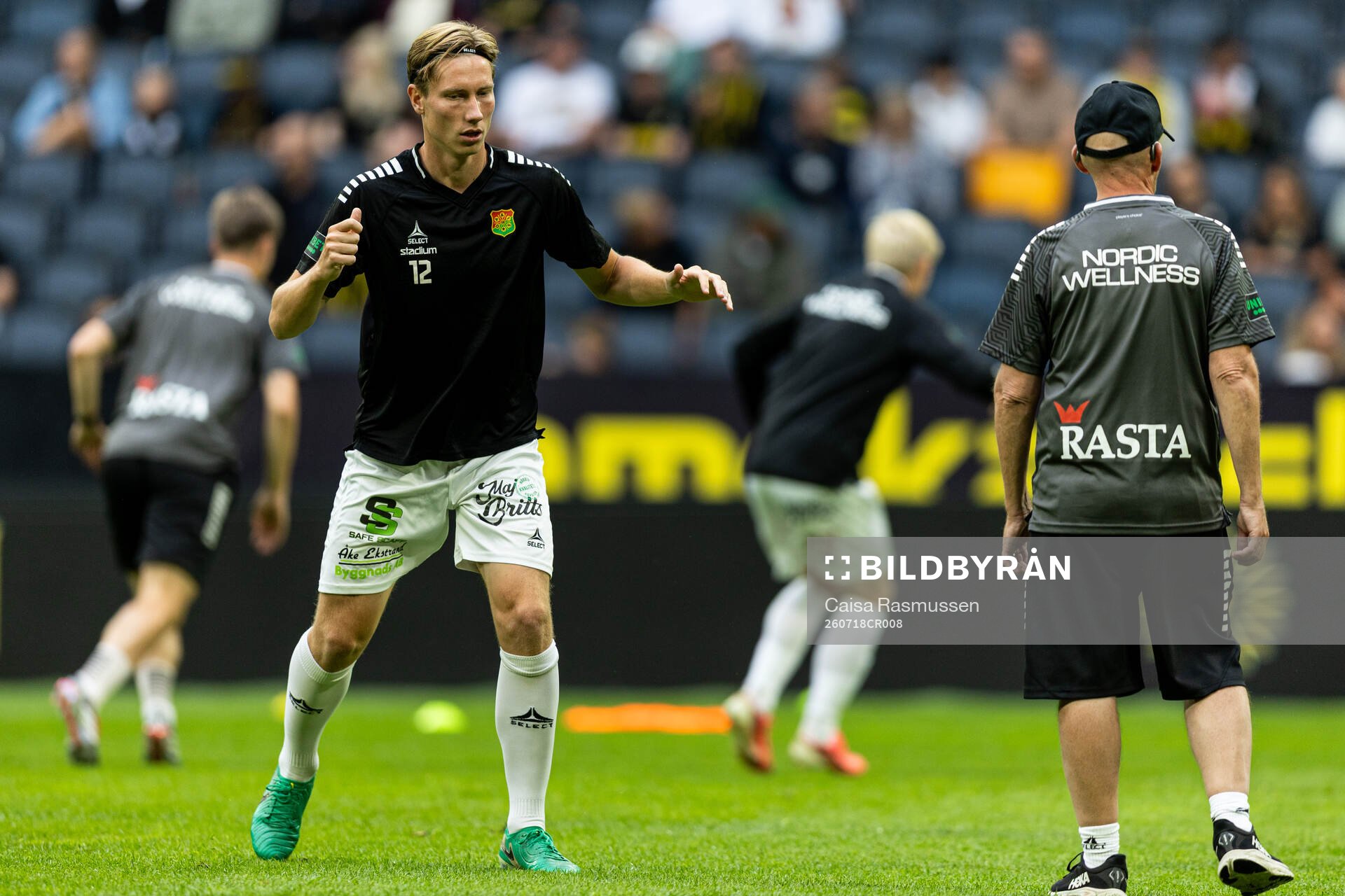 GAIS Robin Frej värmer upp