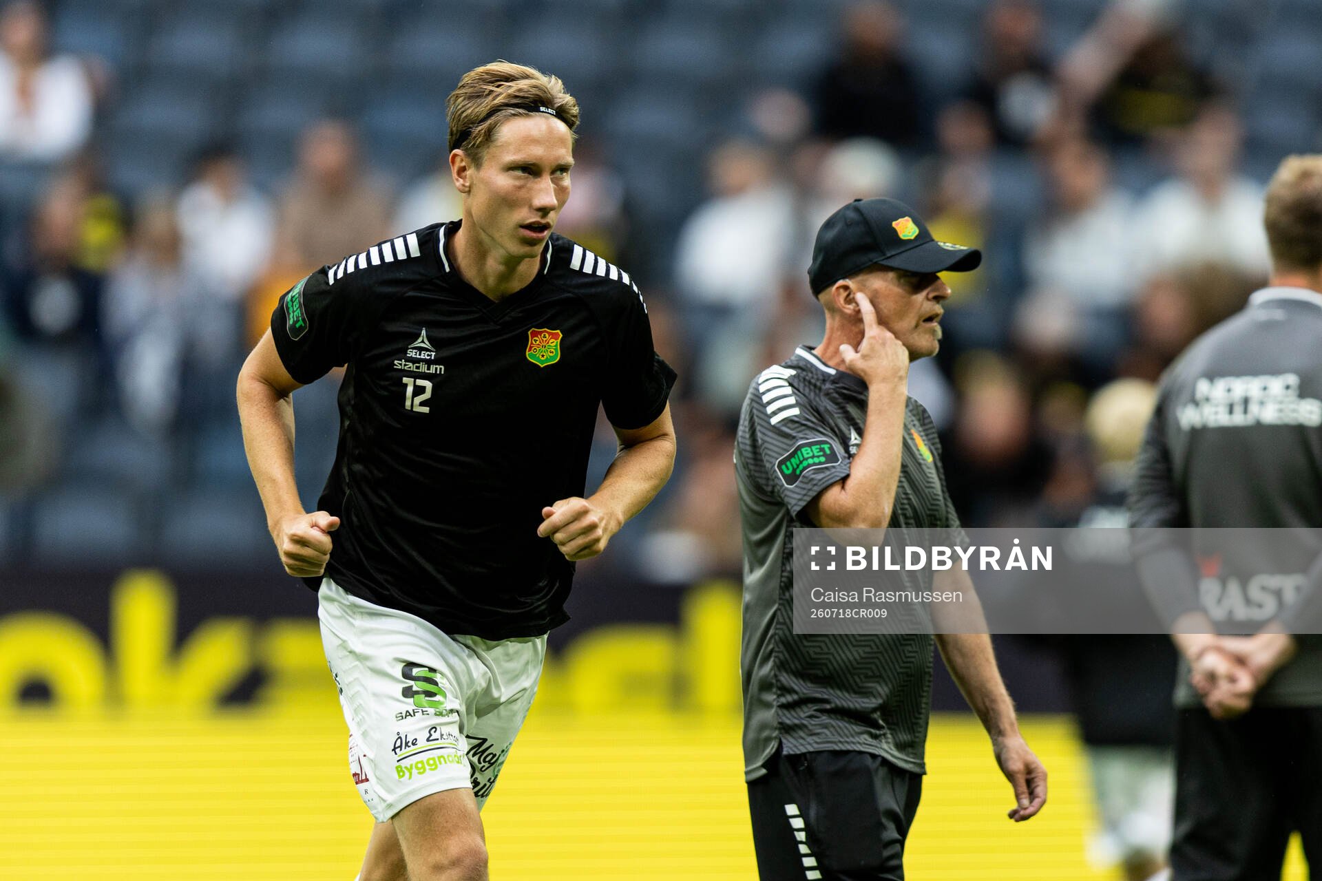 GAIS Robin Frej värmer upp