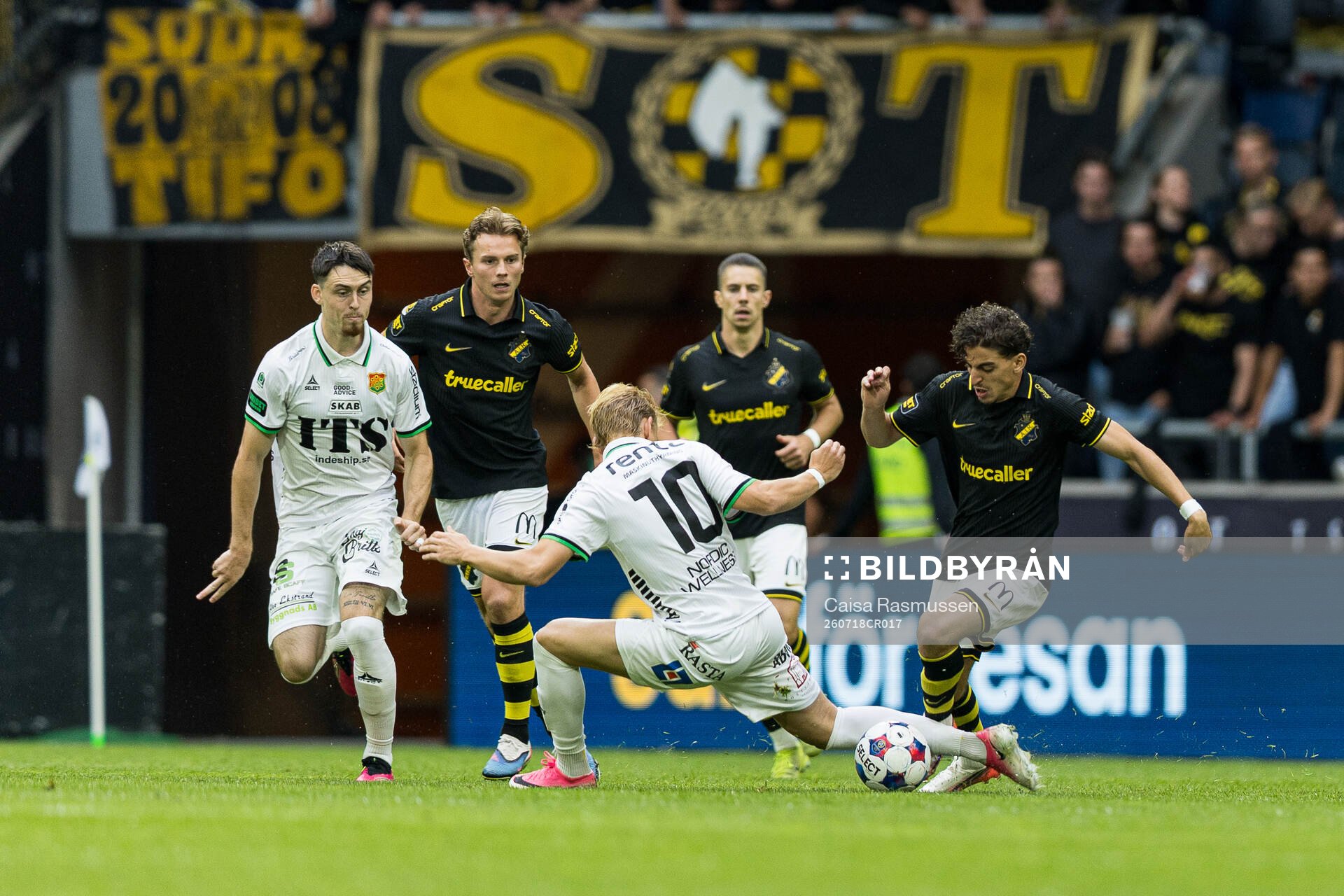 GAIS Henry Sletsjøe och AIKs Taha Ayari