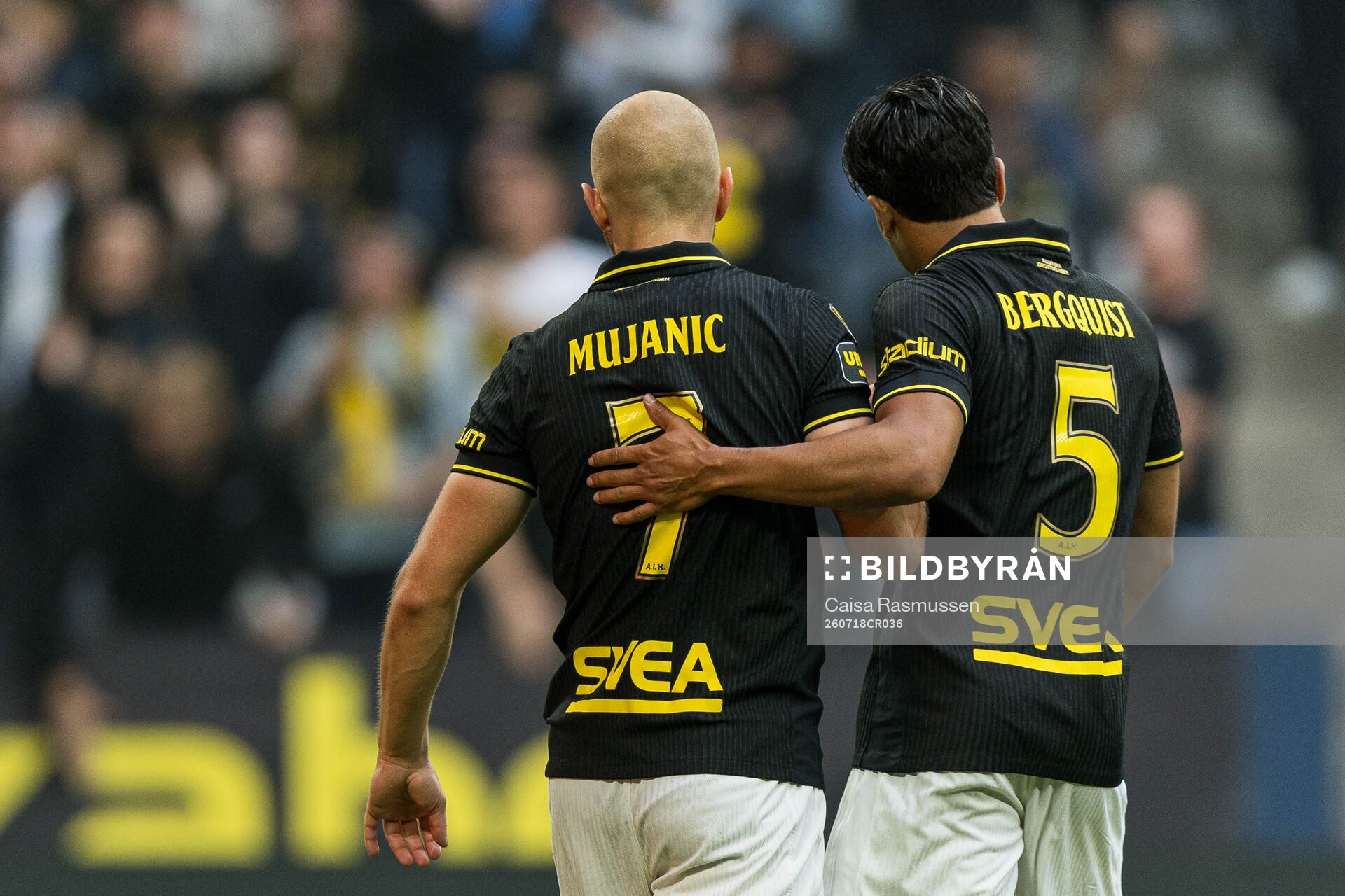 AIKs Amel Mujanic och Lukas Bergquist