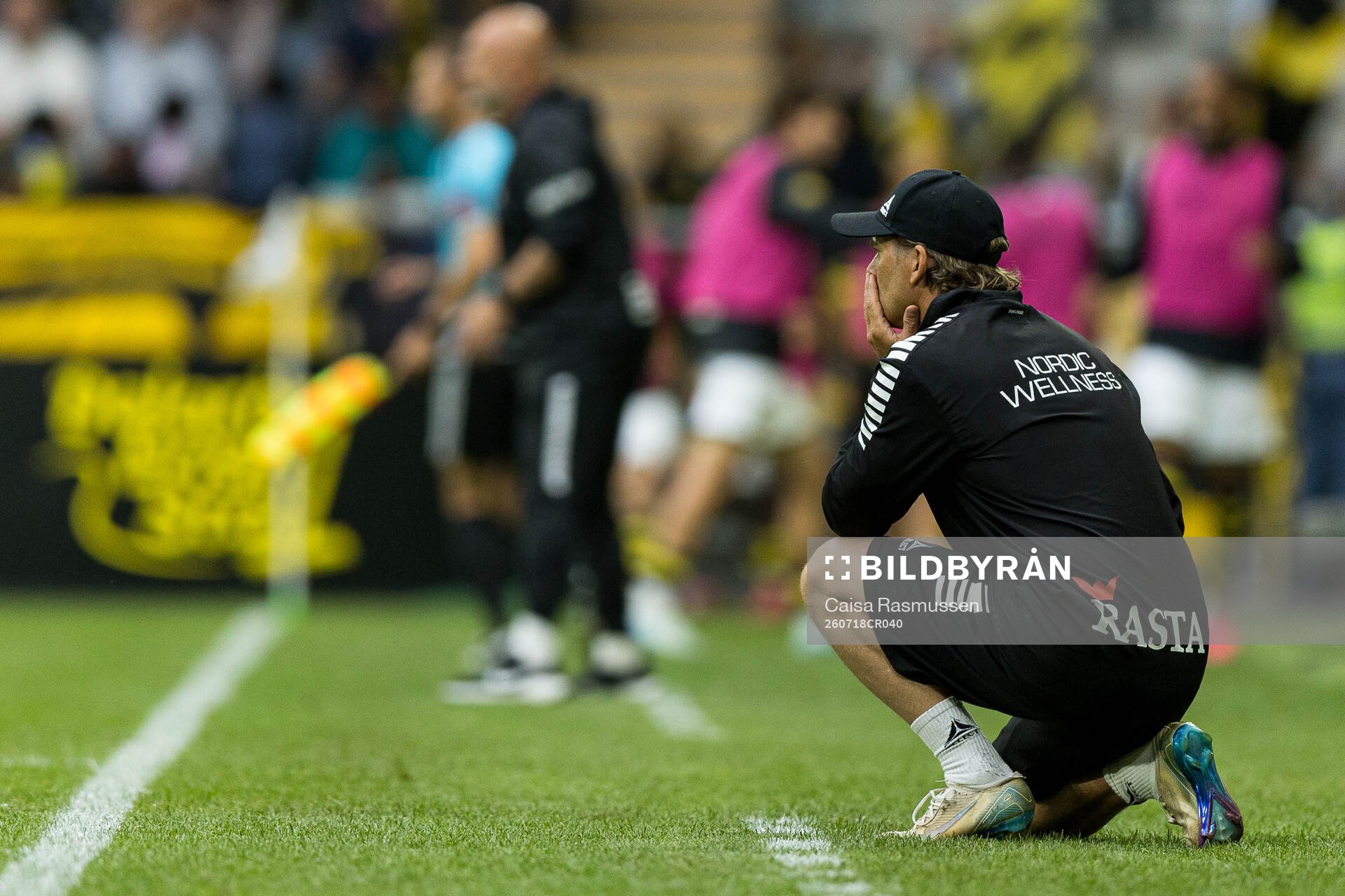 under fotbollsmatchen i Allsvenskan mellan AIK och GAIS