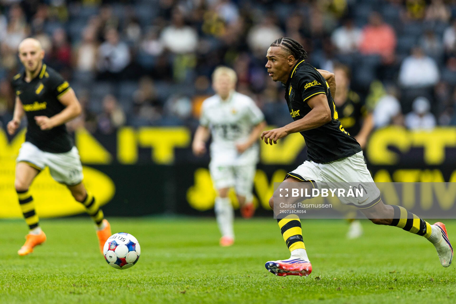 under fotbollsmatchen i Allsvenskan mellan AIK och GAIS