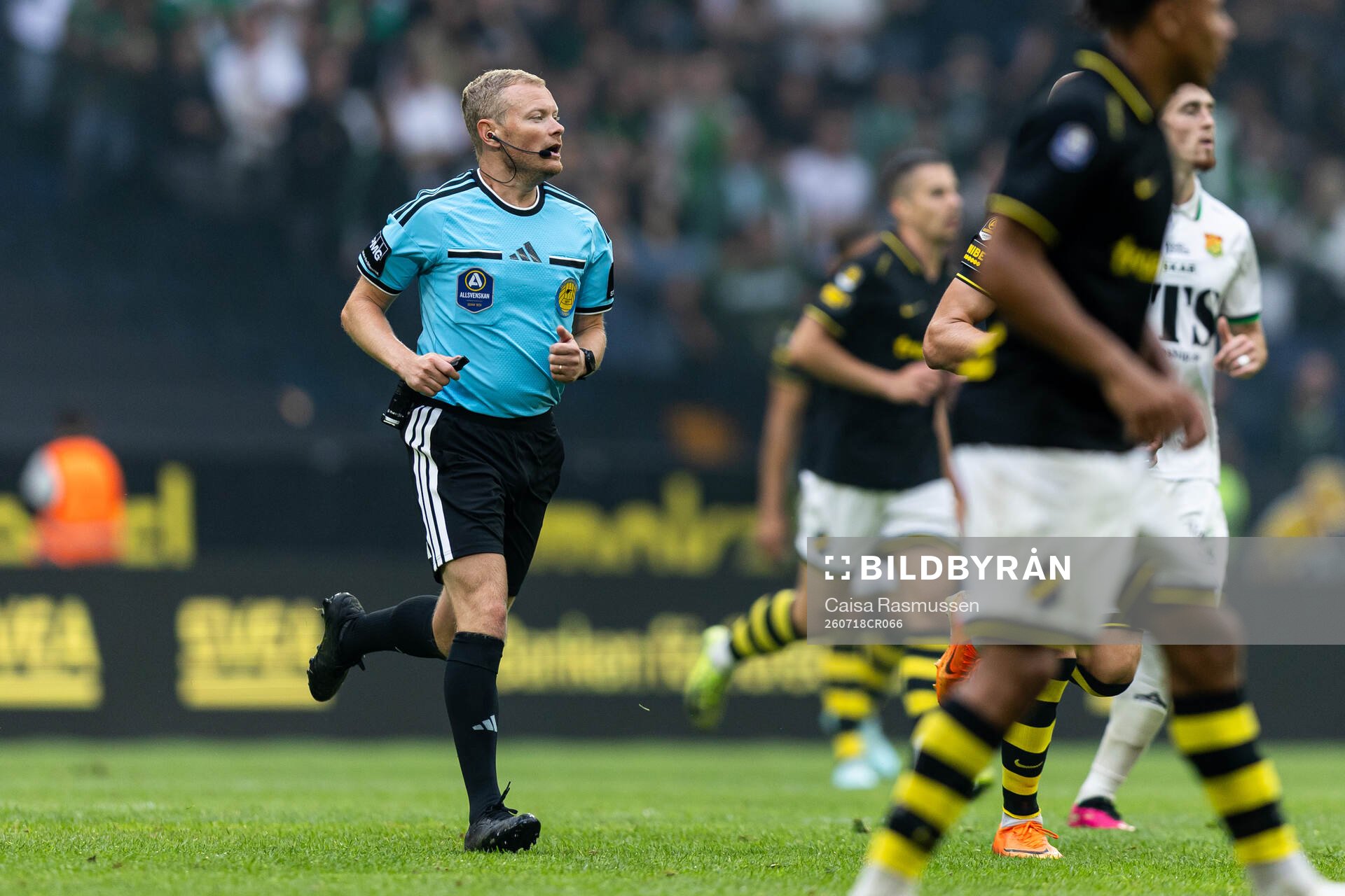 under fotbollsmatchen i Allsvenskan mellan AIK och GAIS