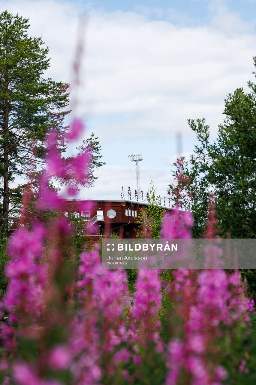 Jämtkraft Arena fotbollsmatchen i Superettan mellan