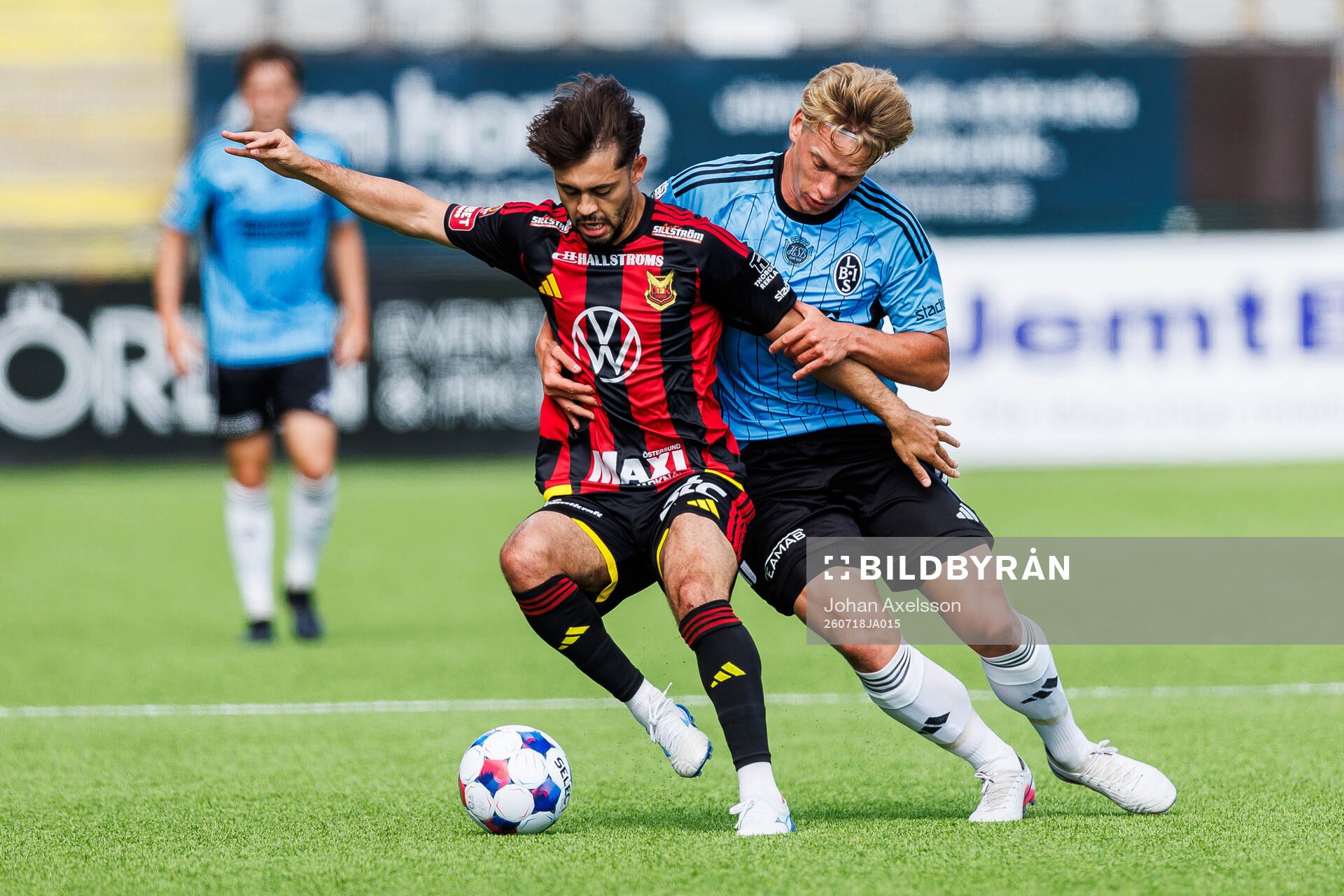 Östersunds Emil Özkan och Landskronas Gustaf Bruzelius