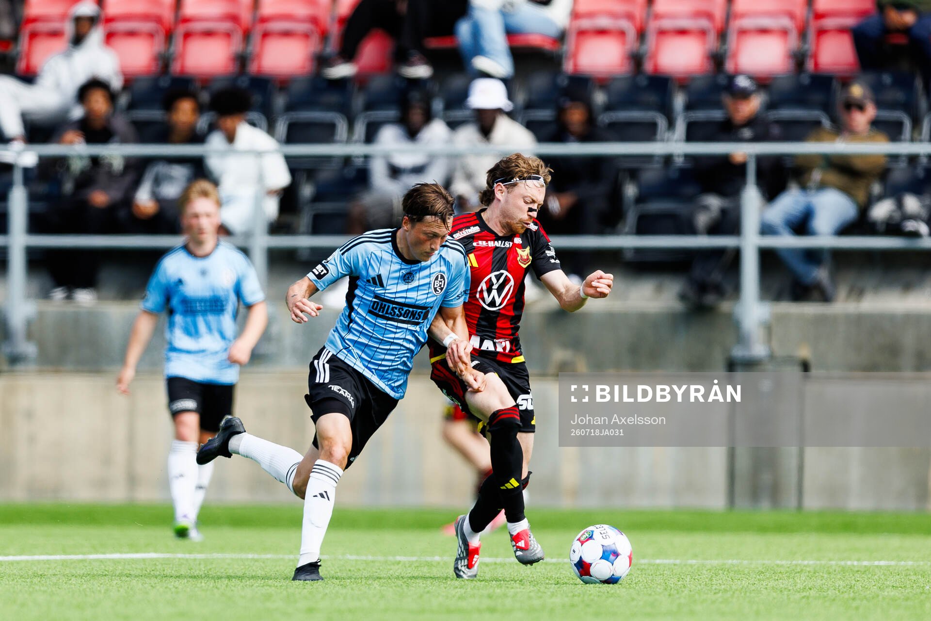 Landskronas Kevin Jensen och Östersunds Daniel Miljanovic