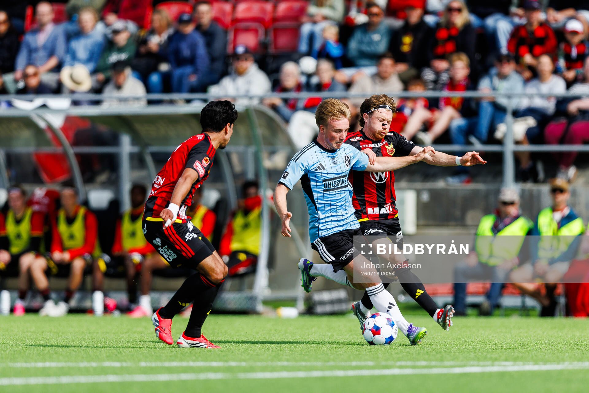 Landskronas Constantino Capotondi och Östersunds Daniel
