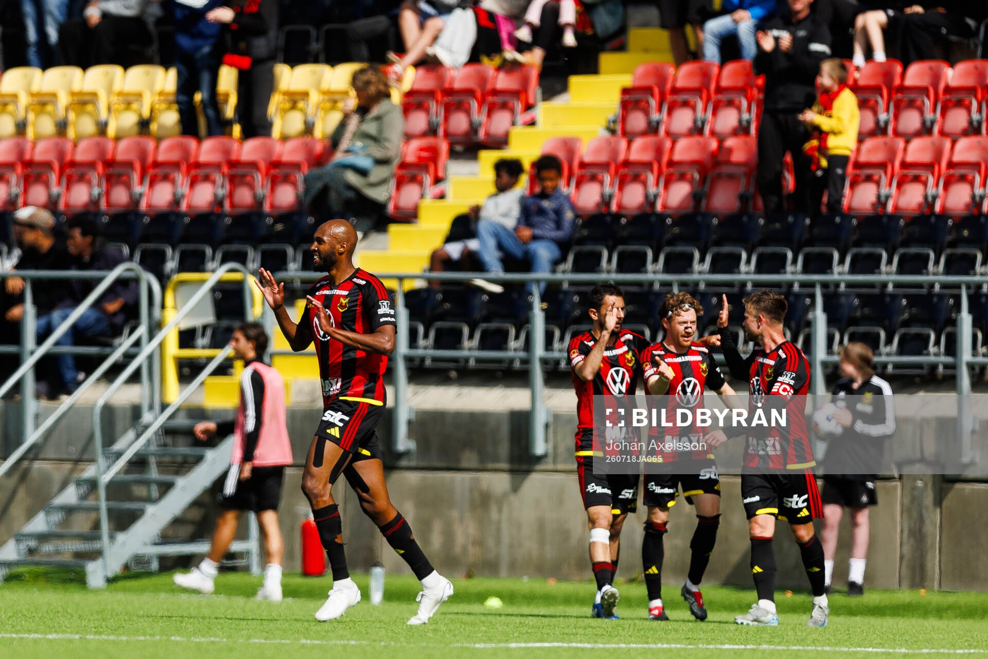 Östersunds Jabir Abdihakim Ali jublar