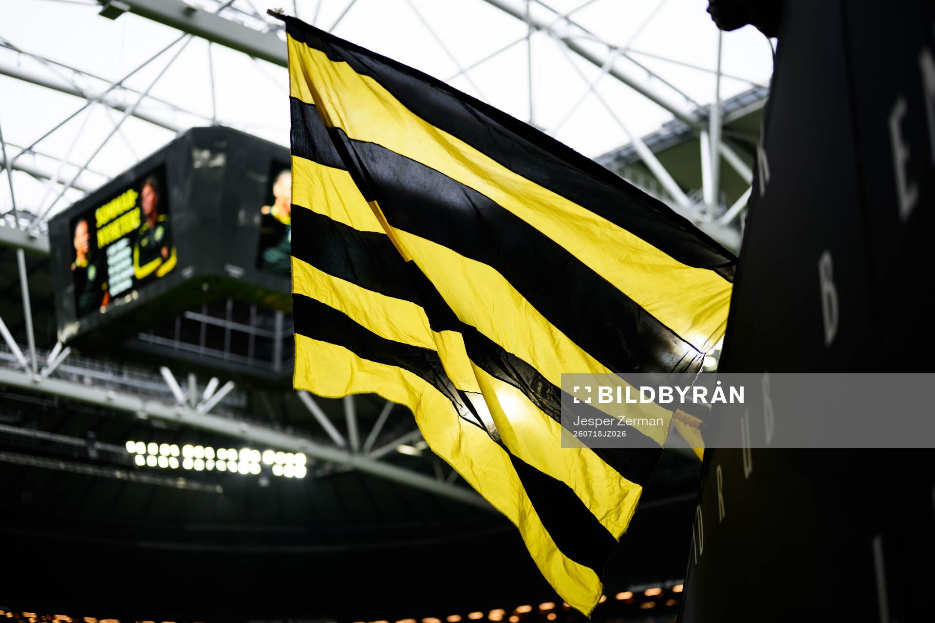 En AIK-flagga