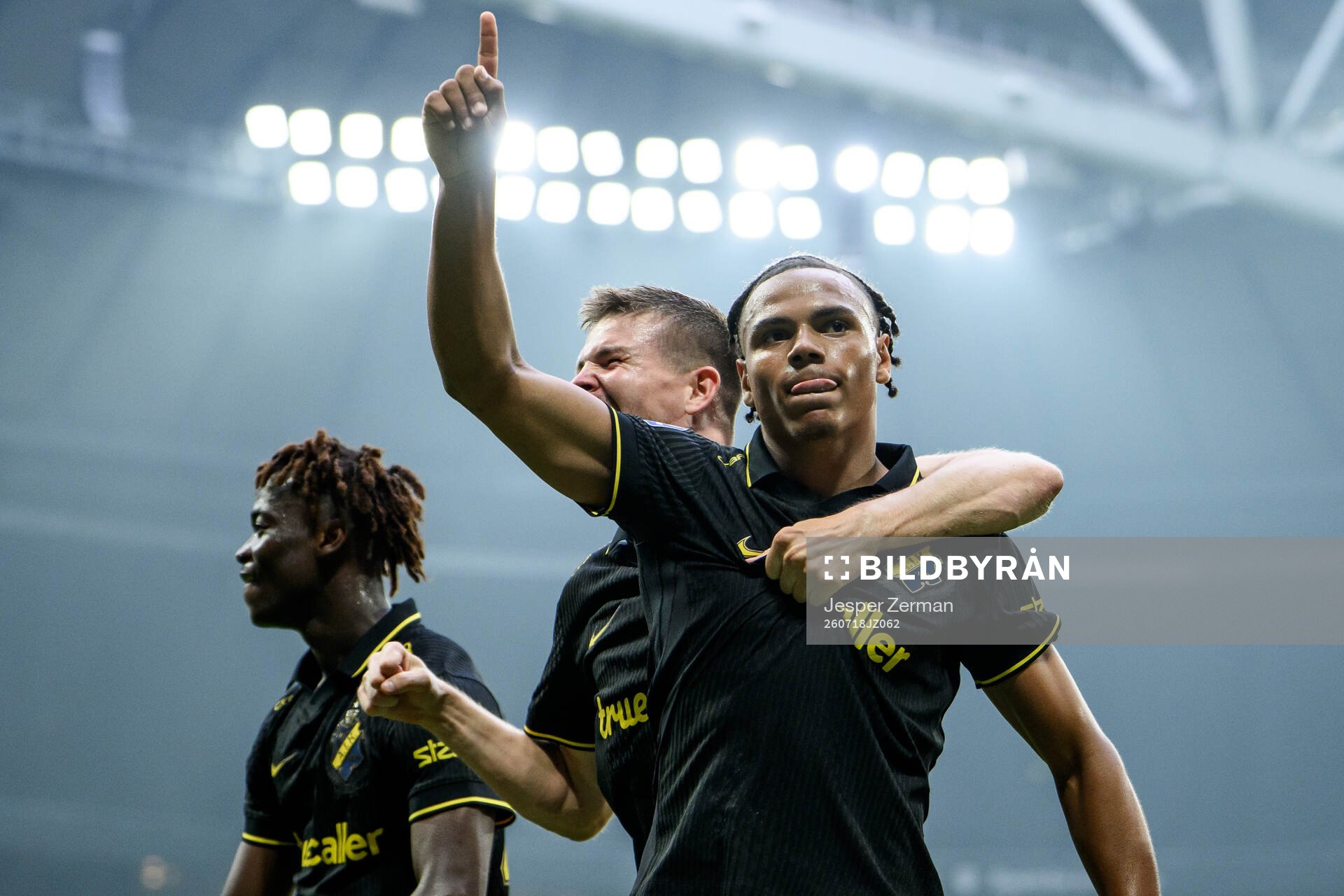 under fotbollsmatchen i Allsvenskan mellan AIK och GAIS