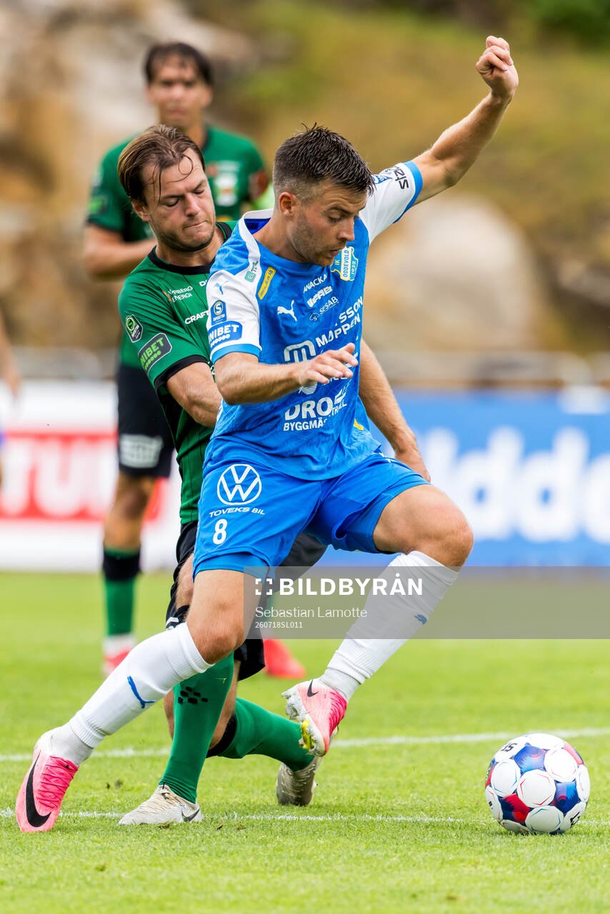 Varbergs Albin Winbo och Oddevolds Oscar Iglicar Berntsson
