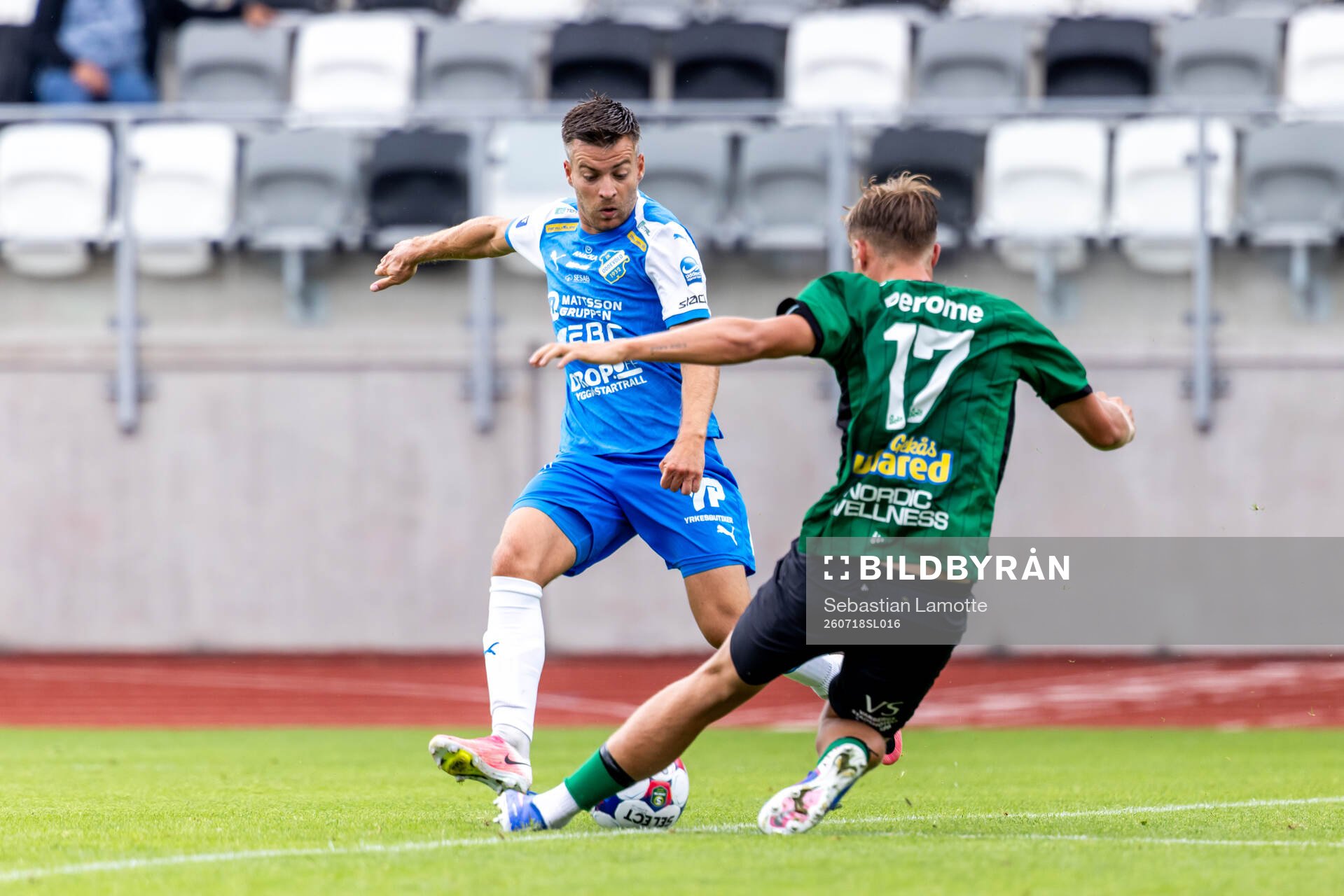 Oddevolds Oscar Iglicar Berntsson och Varbergs Edvin