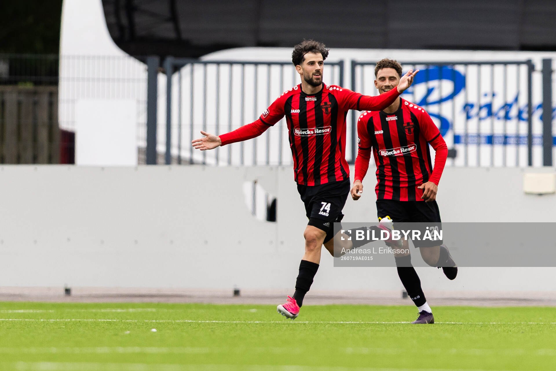 Nordic Uniteds Christian Aphrem jublar