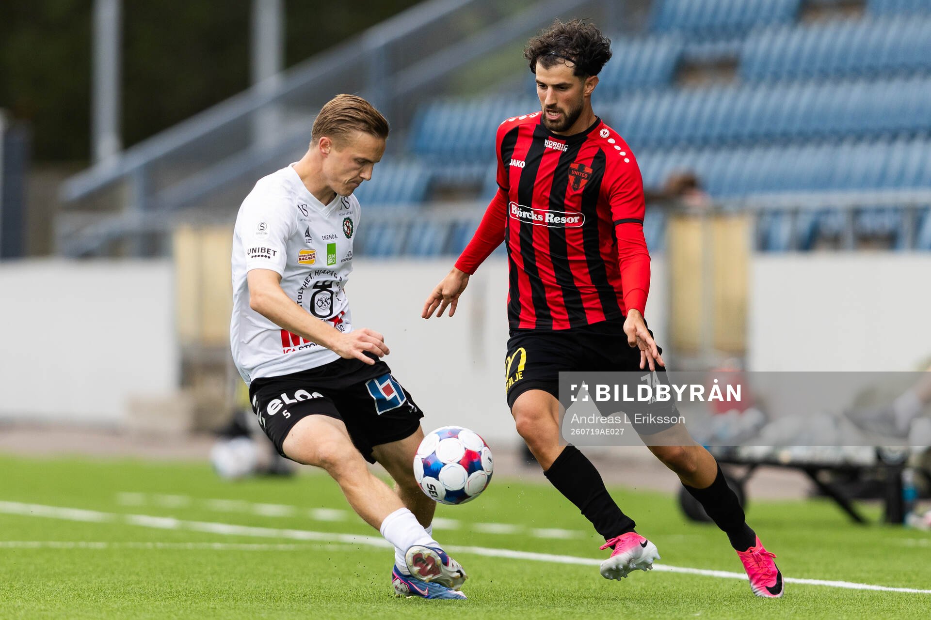 Örebros Jacob Ouro Ortmark och Nordic Uniteds Christian
