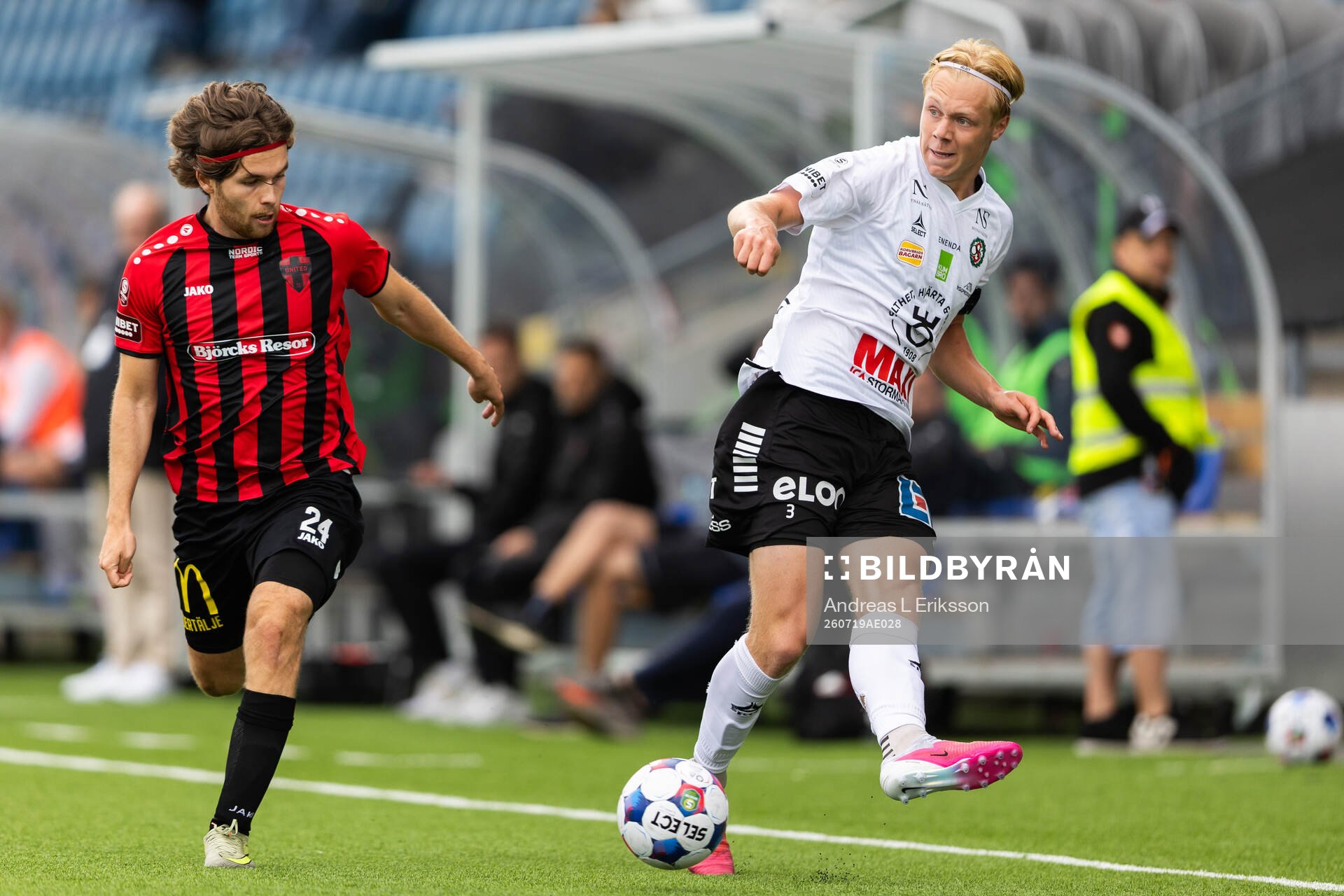Nordic Uniteds Theodor Johansson och Örebros Victor