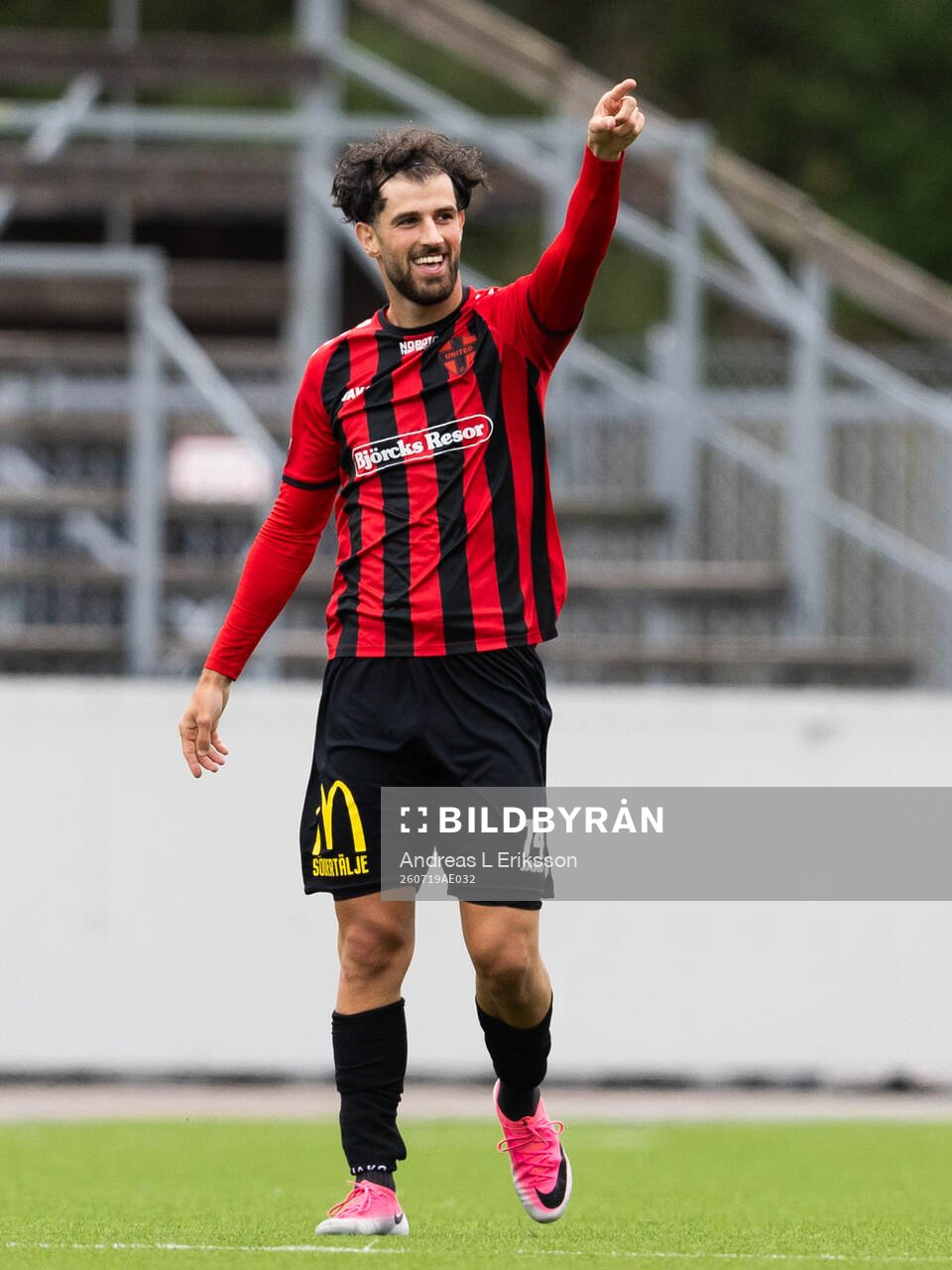 Nordic Uniteds Christian Aphrem jublar
