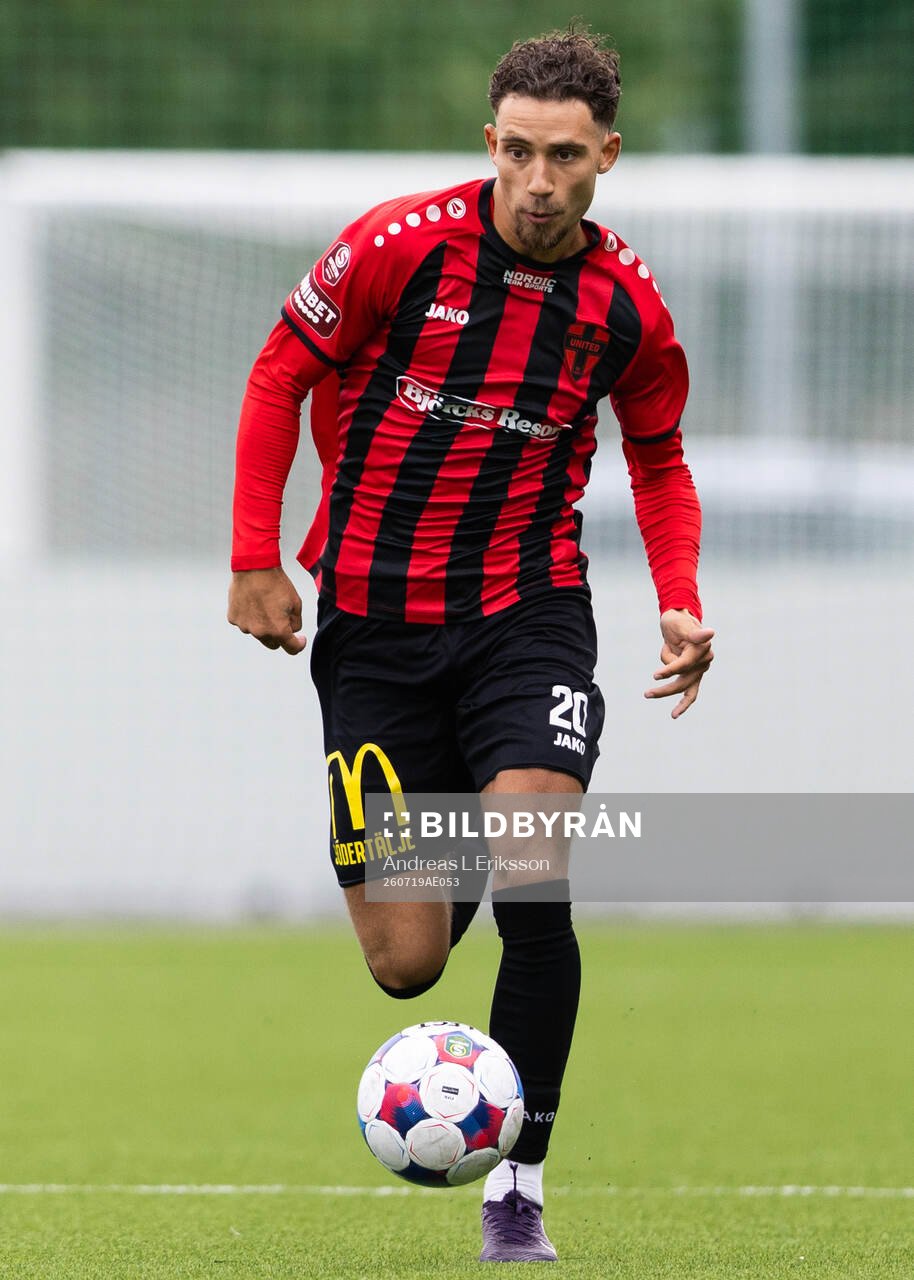 Nordic Uniteds Aziz Harabi