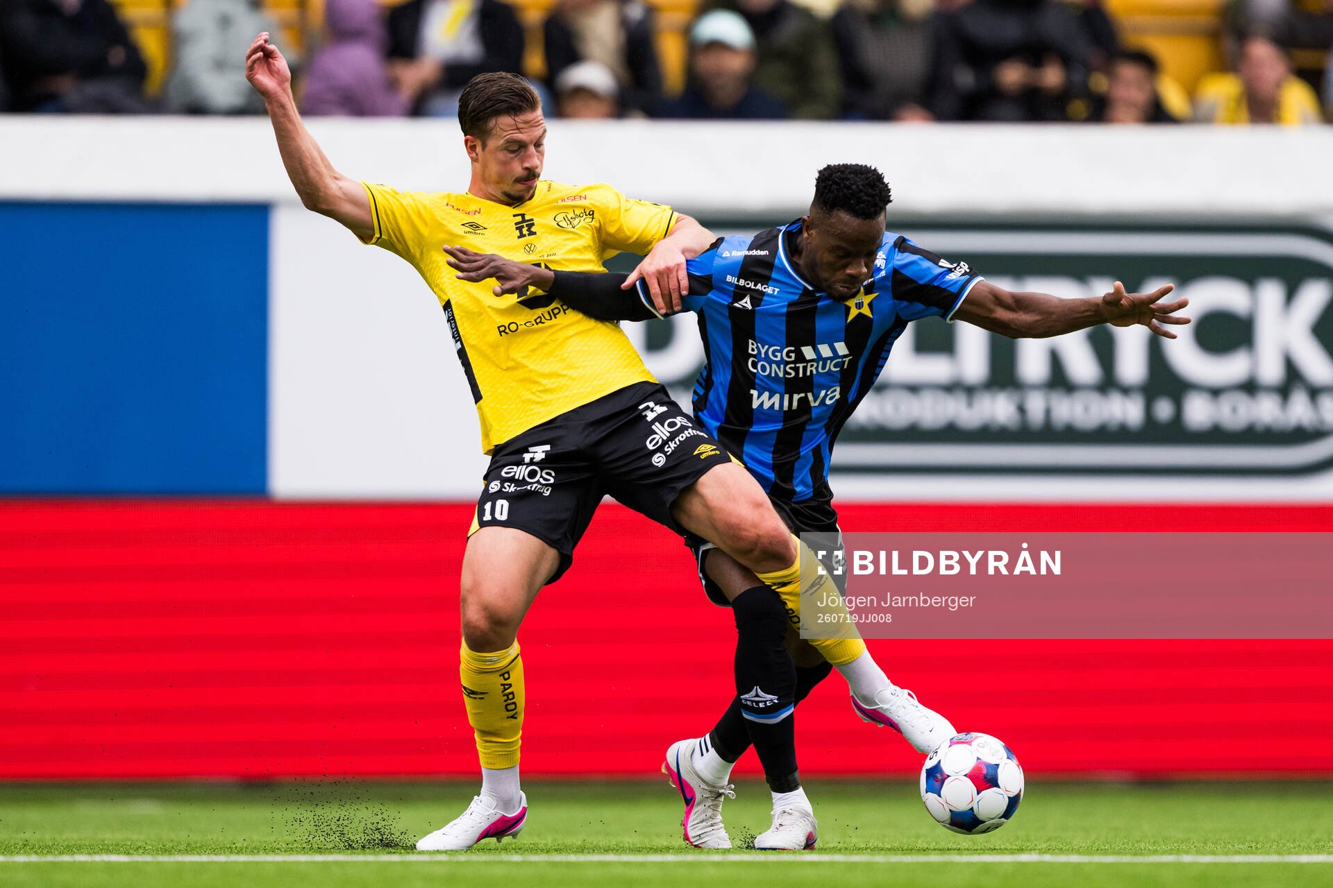 Elfsborgs Simon Olsson och Sirius Mohamed Soumah