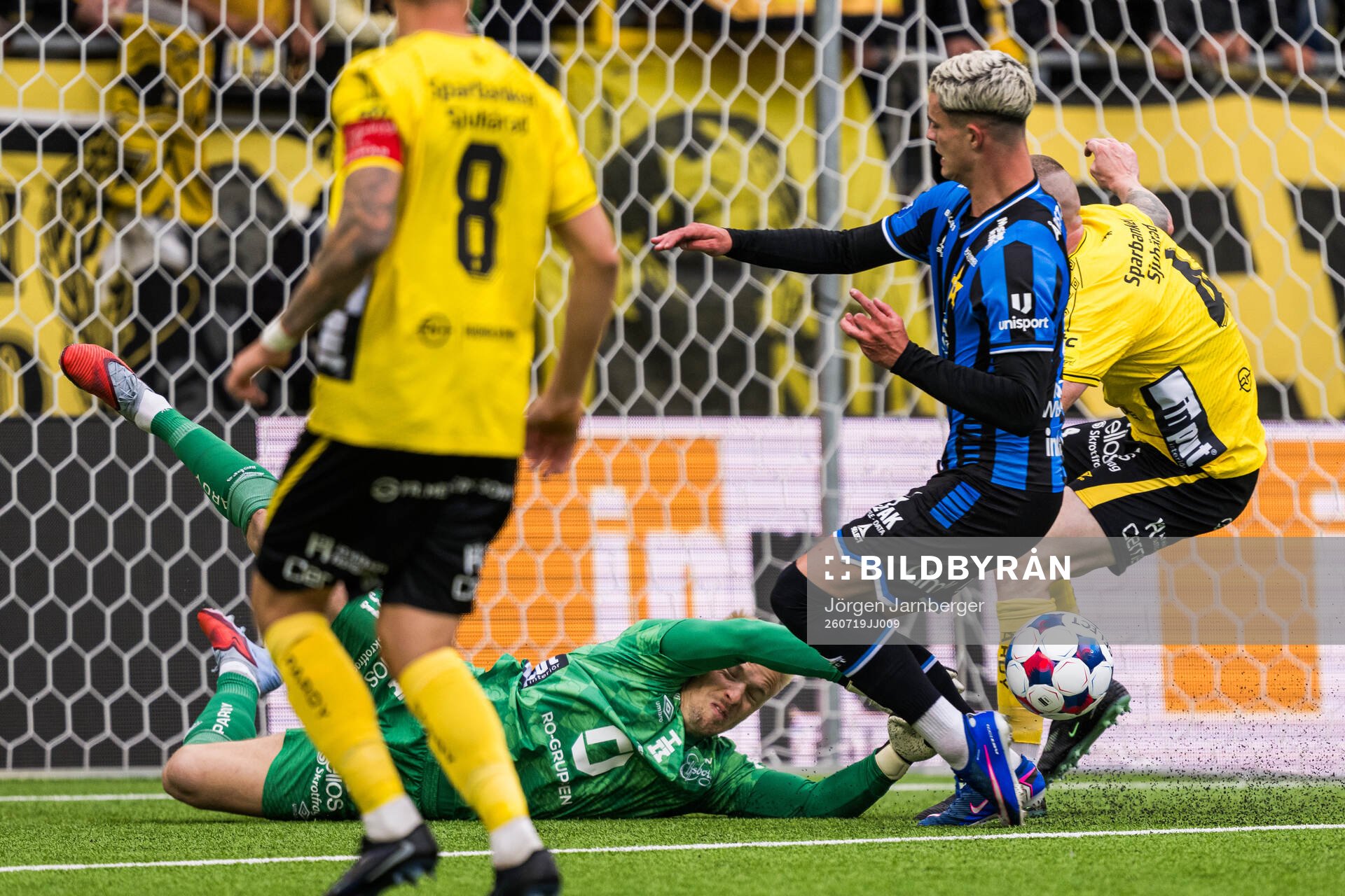 Elfsborgs målvakt Isak Pettersson och Sirius Robbie Ure