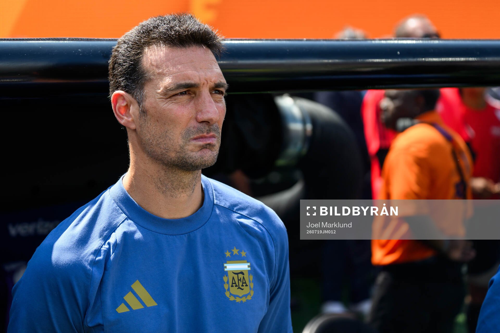 Head coach Lionel Sebastián Scaloni of Argentina