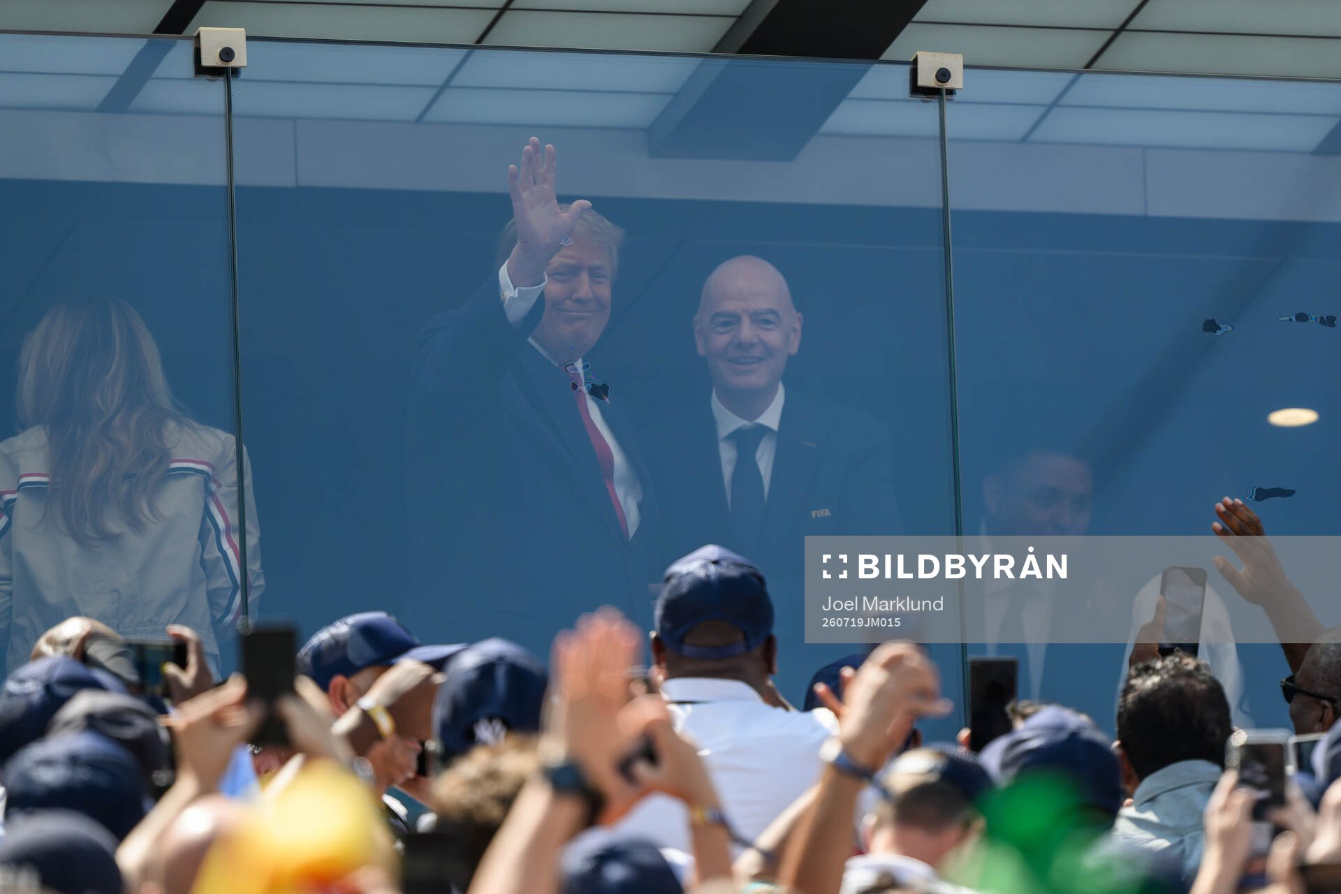 Donald Trump, President of USA, and Ganni Infantino,