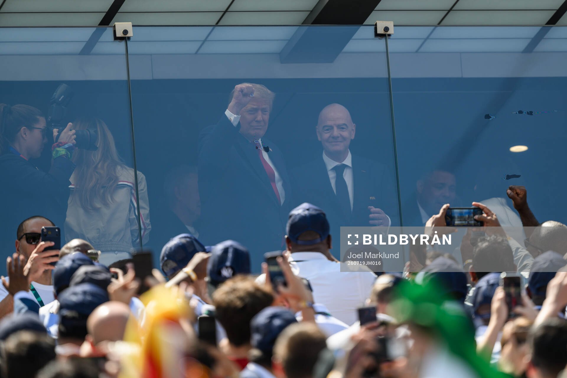 Donald Trump, President of USA, and Ganni Infantino,