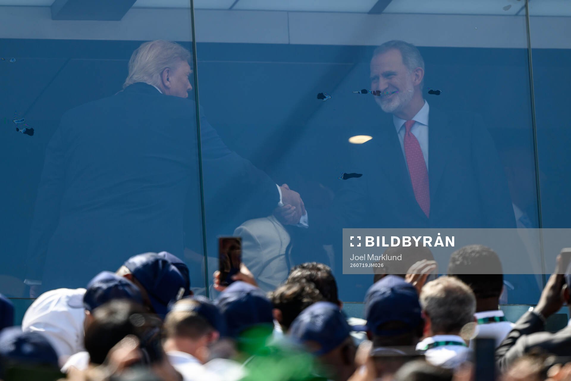 Donald Trump, President of USA, and King Felipe VI of Spain