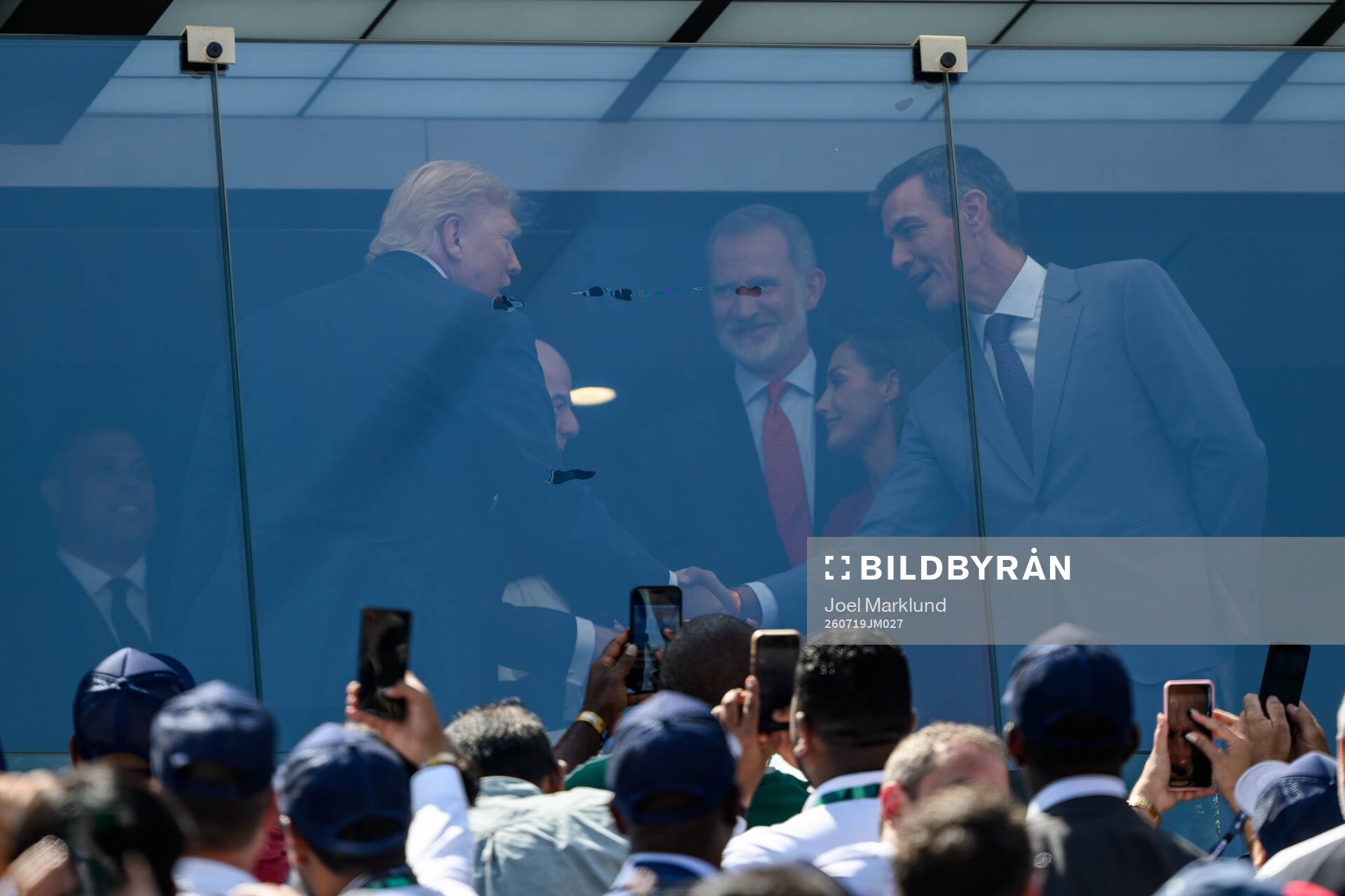 Donald Trump, President of USA, and Pedro Sanchez, Prime