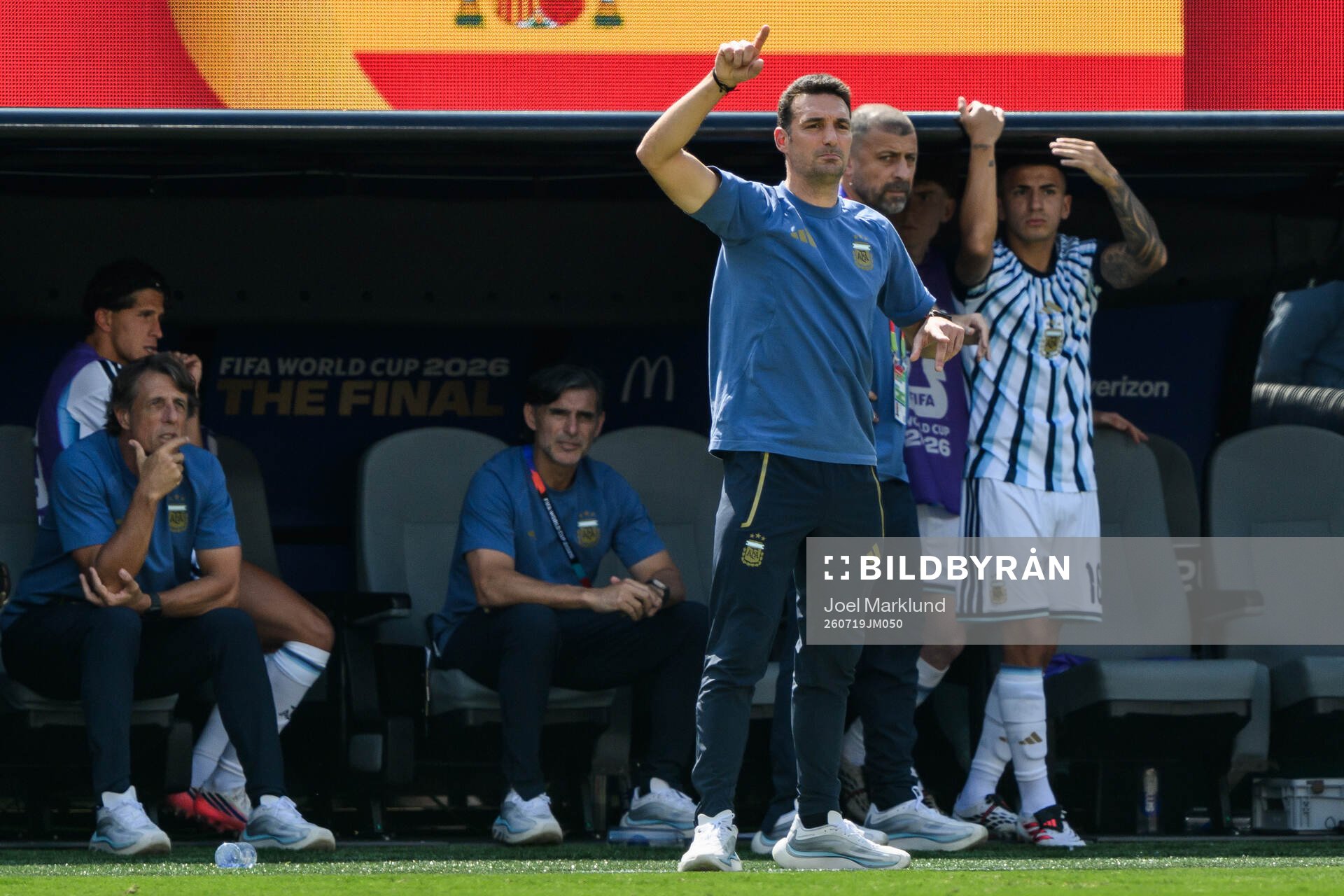 Head coach Lionel Sebastián Scaloni of Argentina