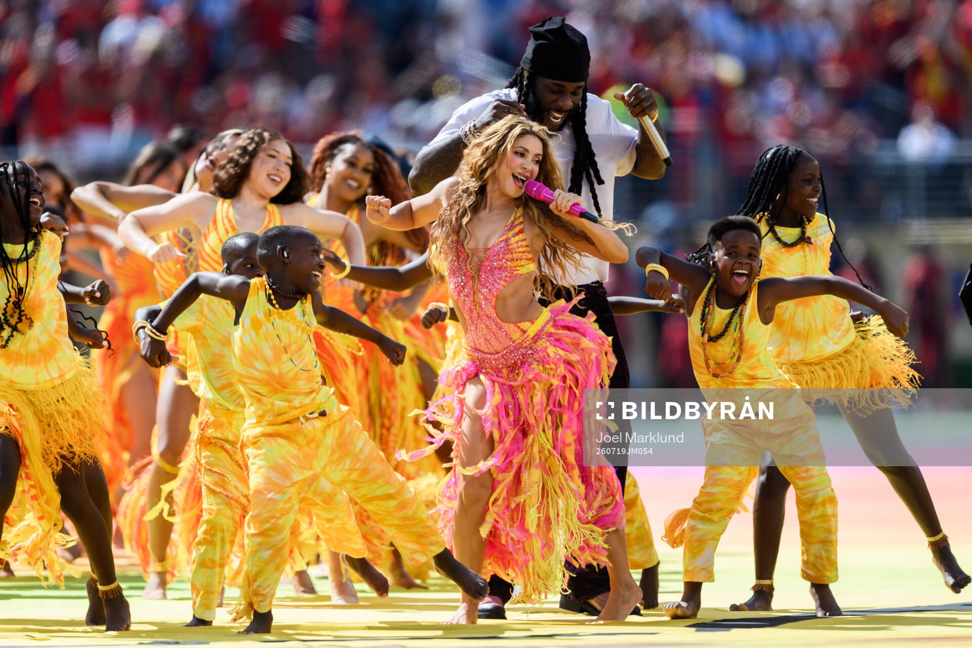 Shakira and Burna Boy perform