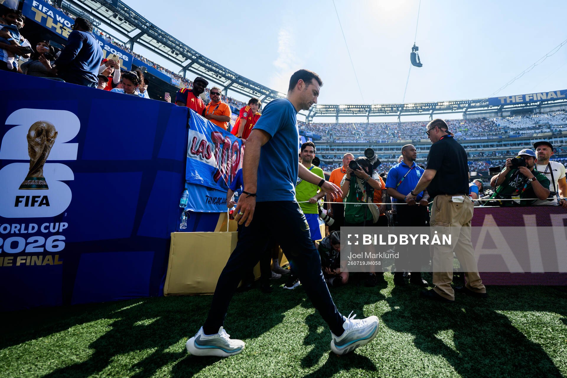 Head coach Lionel Sebastián Scaloni of Argentina