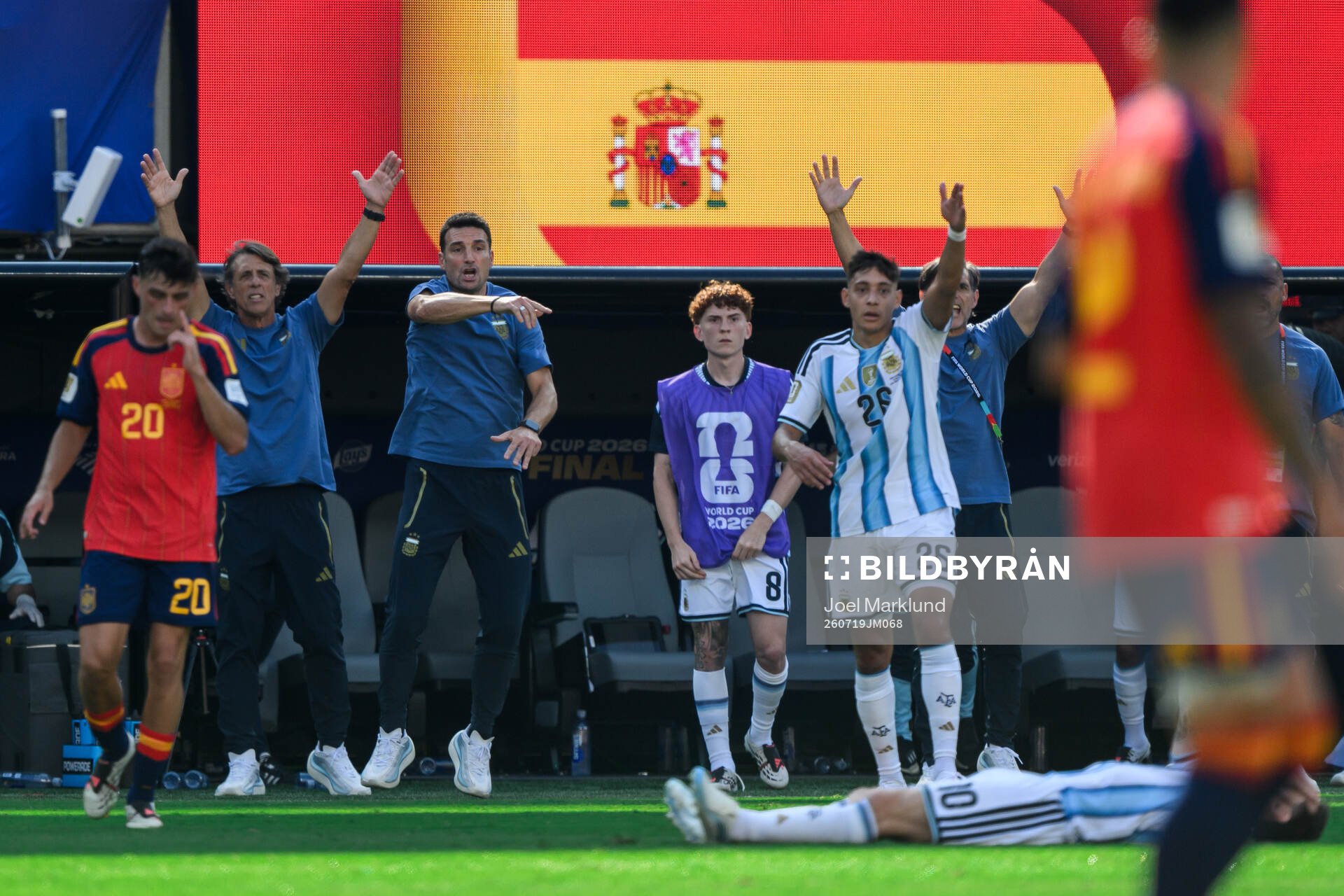 Head coach Lionel Sebastián Scaloni of Argentina
