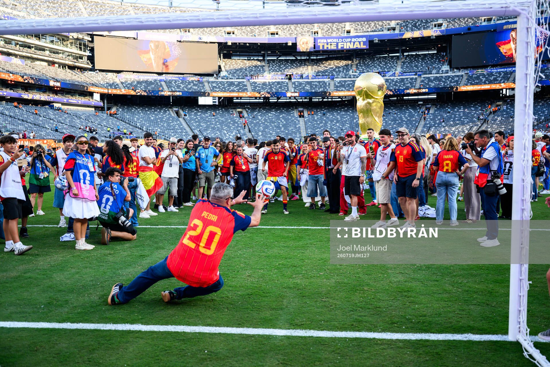 Pedri of Spain celebrates