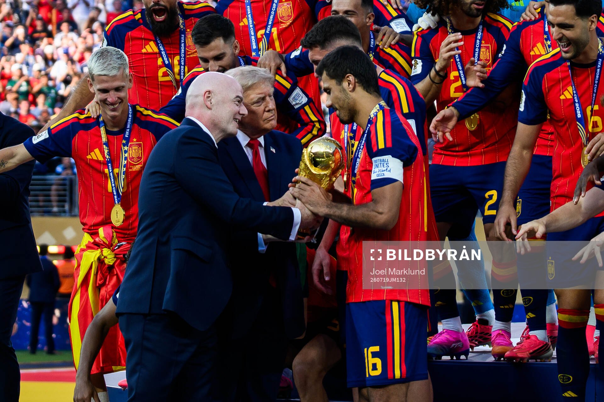 Gianni Infantino, President of FIFA, Donald Trump,