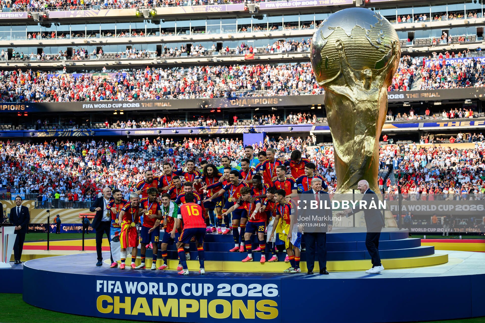 Donald Trump, President of USA, and Gianni Infantino,