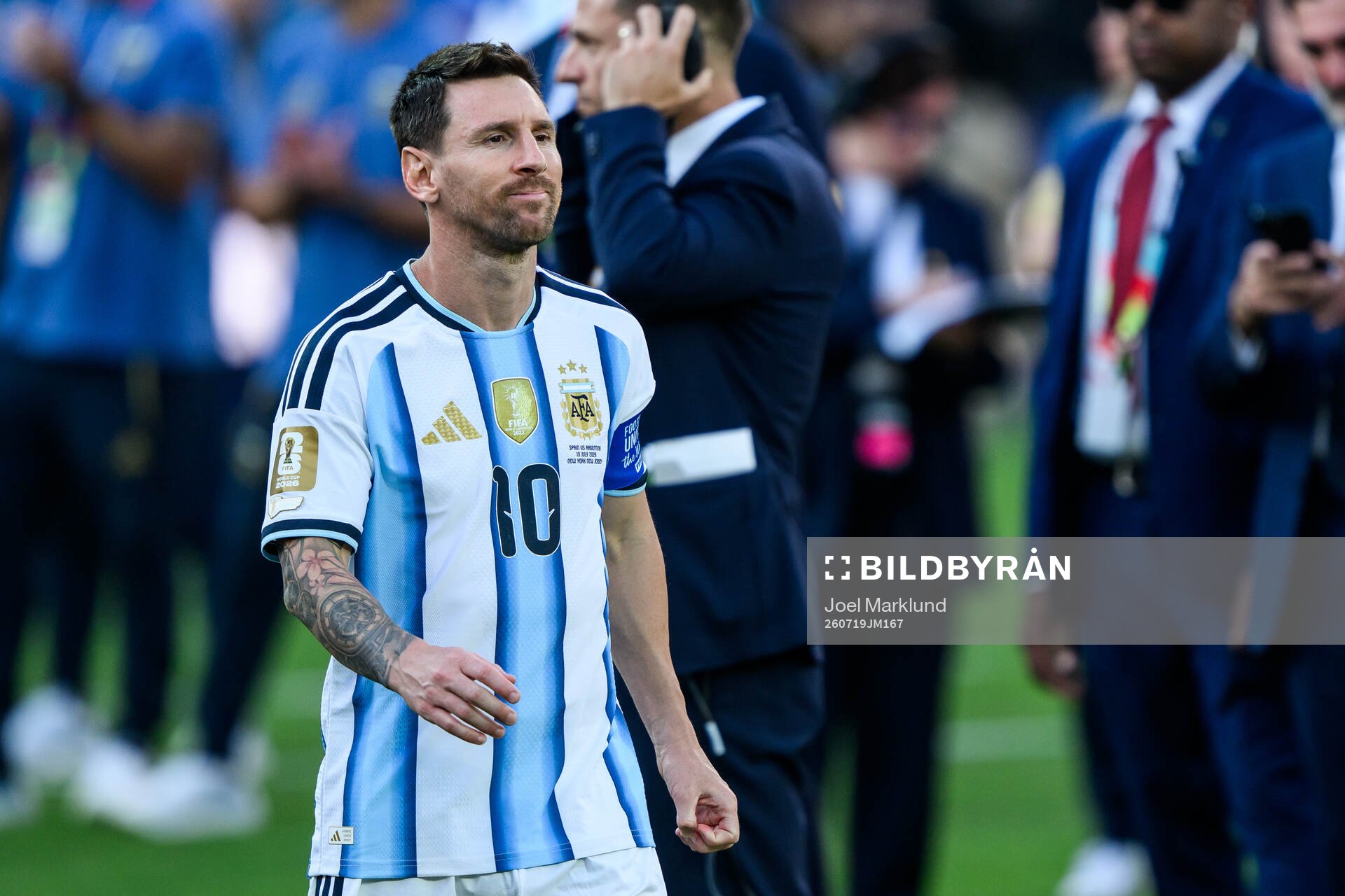 Lionel Messi of Argentina