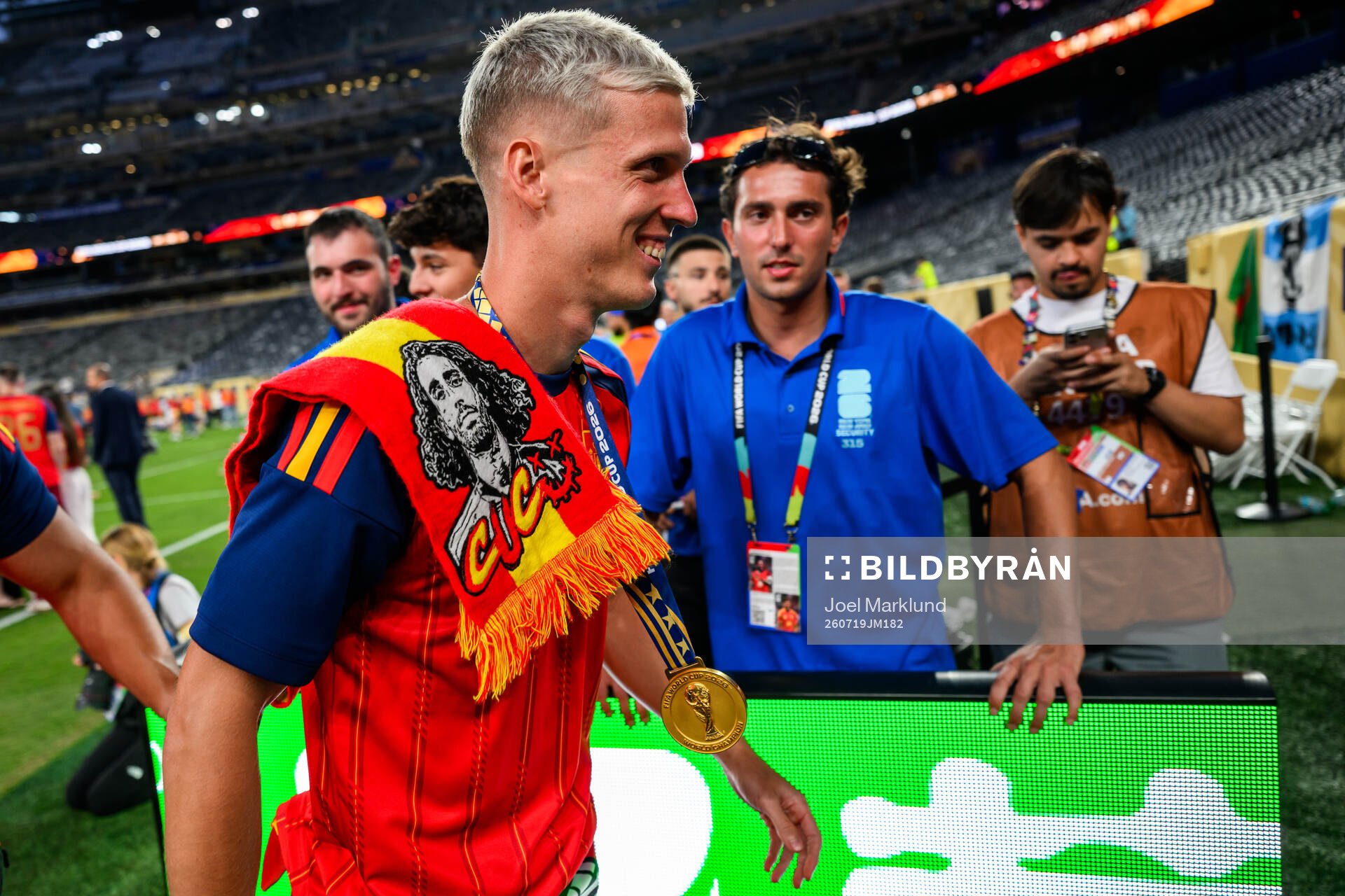 Dani Olmo of Spain