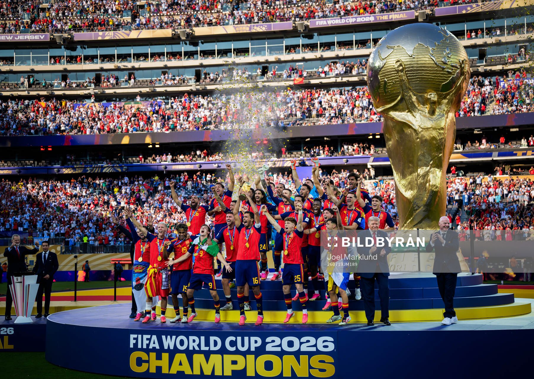 during the FIFA World Cup 2026 final football match between