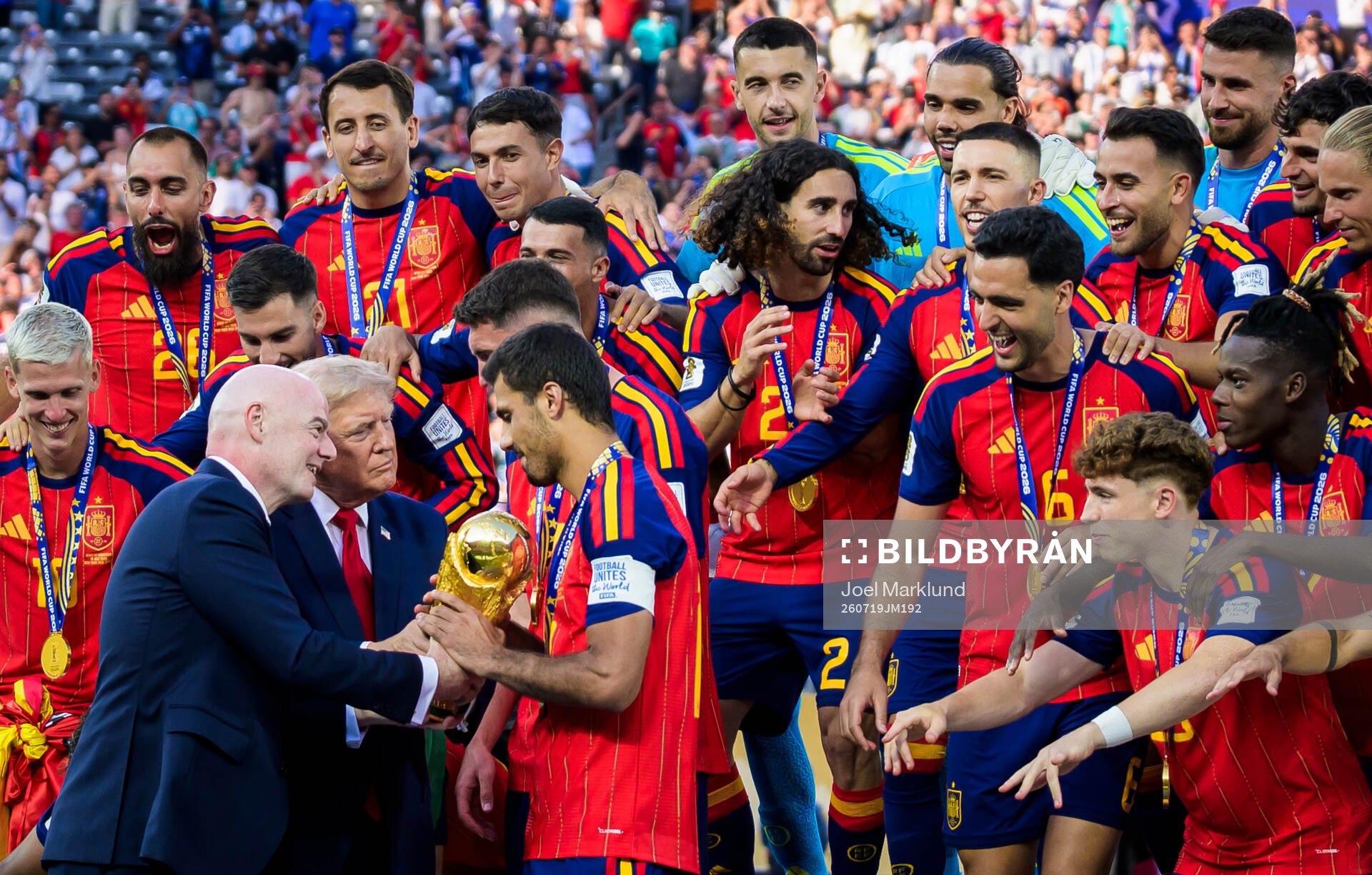 FIFA president Gianni Infantino and US President Donald