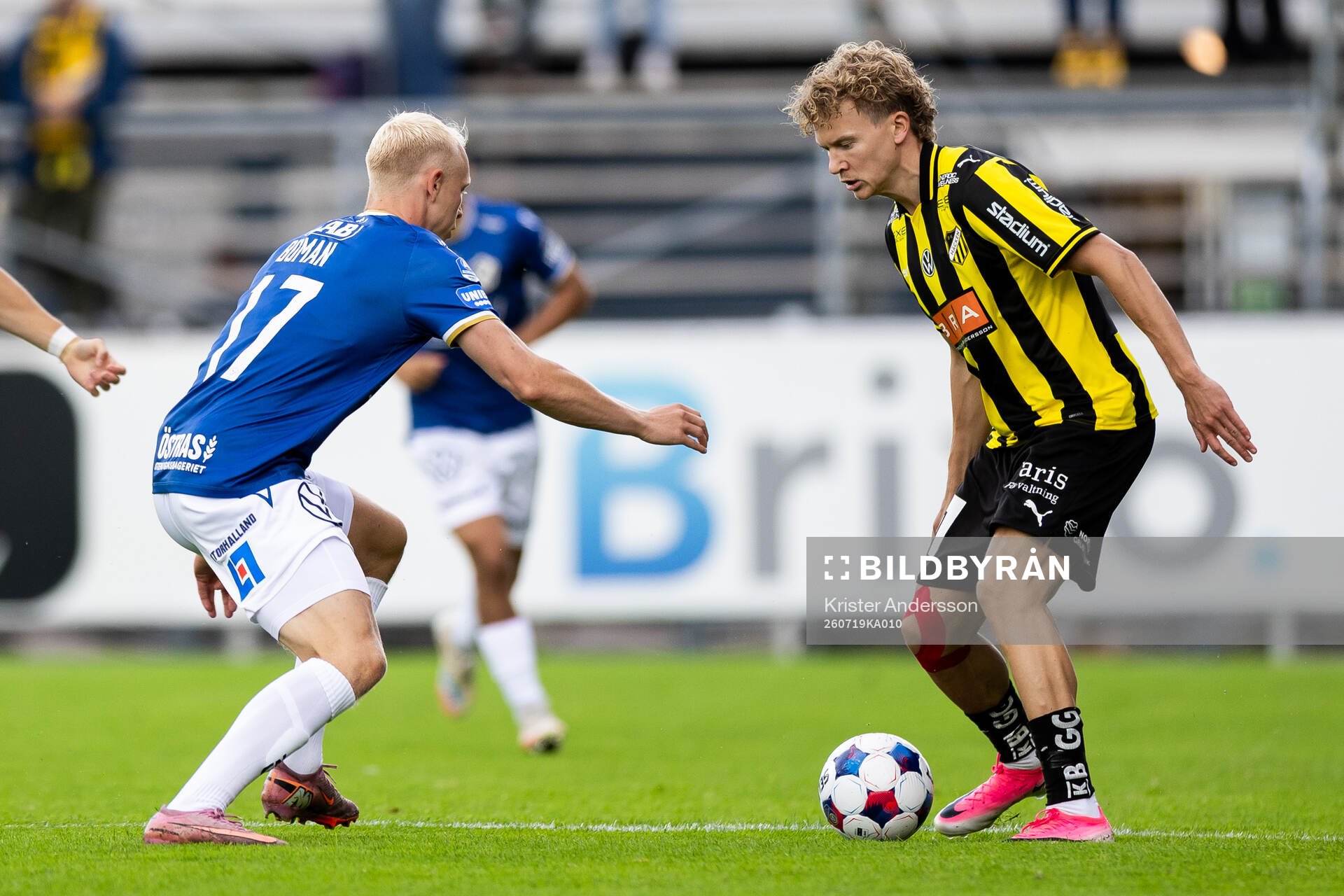 Halmstads André Boman och Häckens Simen Hestnes